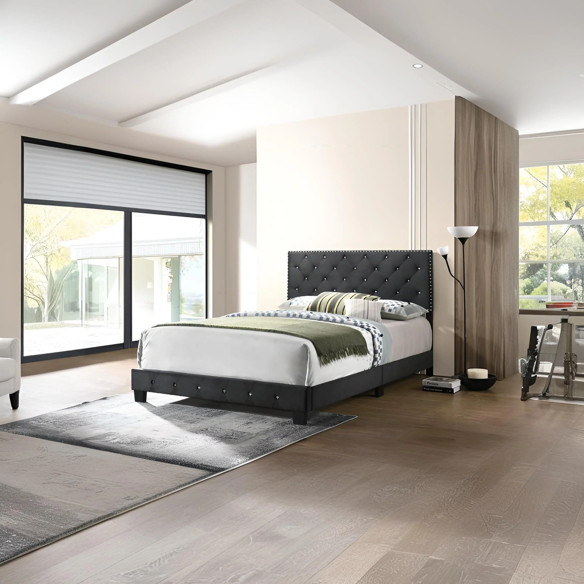 Luxurious Upholstered Bed - Image 36