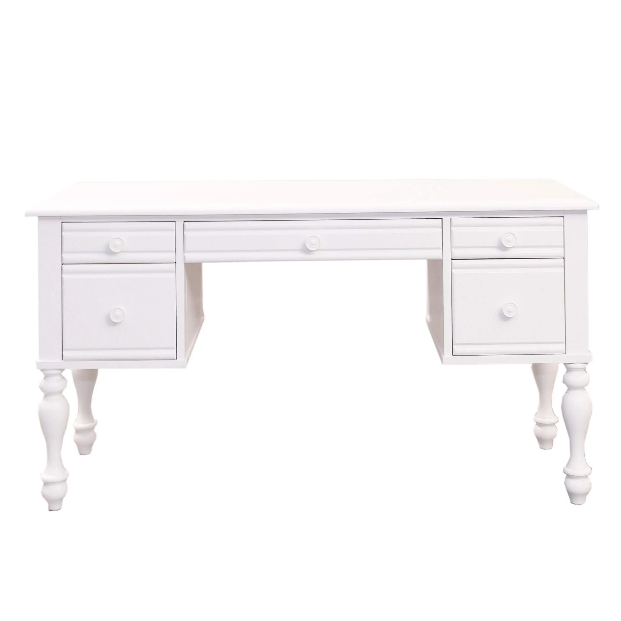 Summer House - Wood Vanity Desk - Oyster White - Image 4