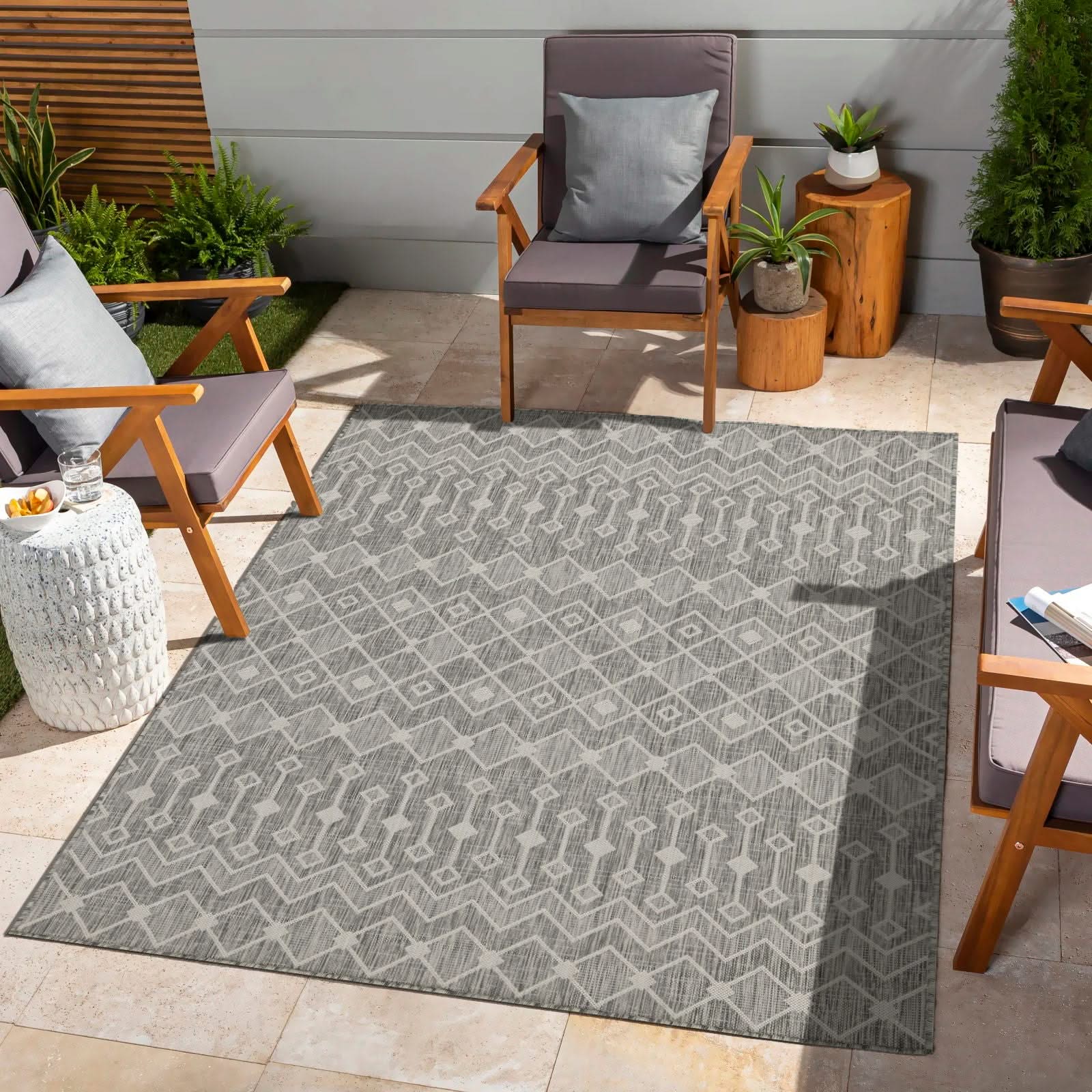 Sunshine - 2'7" X 7'3" Indoor / Outdoor, Polypropylene Area Rug - Image 10