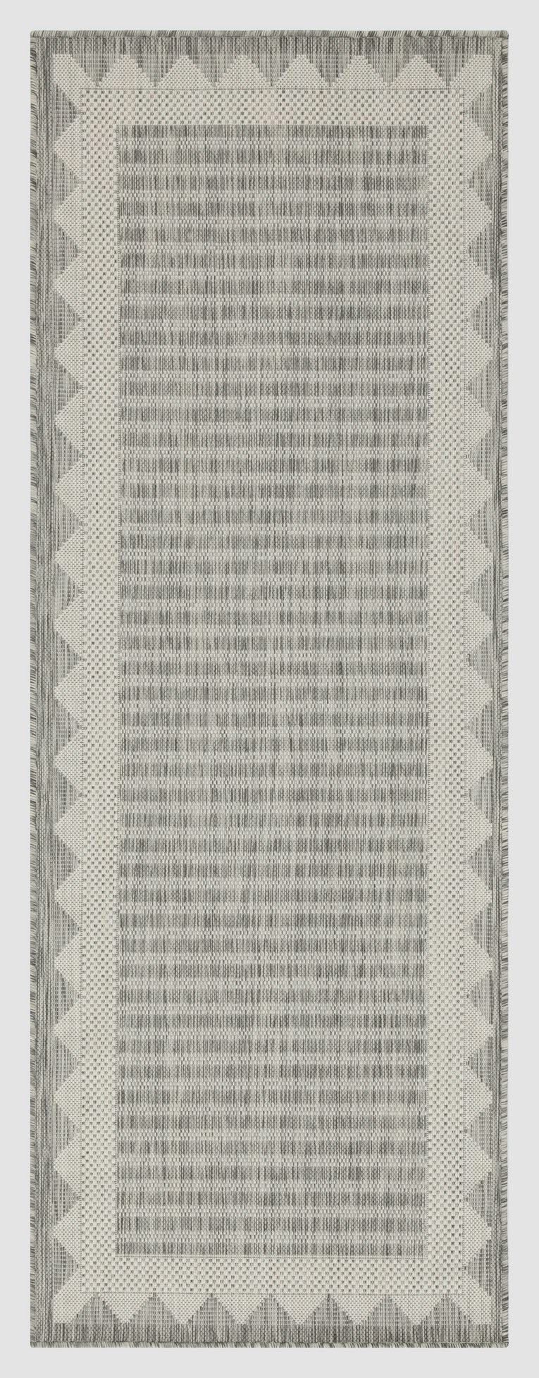 Sunshine - 5'3" X 7'3" Indoor & Outdoor Area Rug - Silver - Polypropylene - Image 3