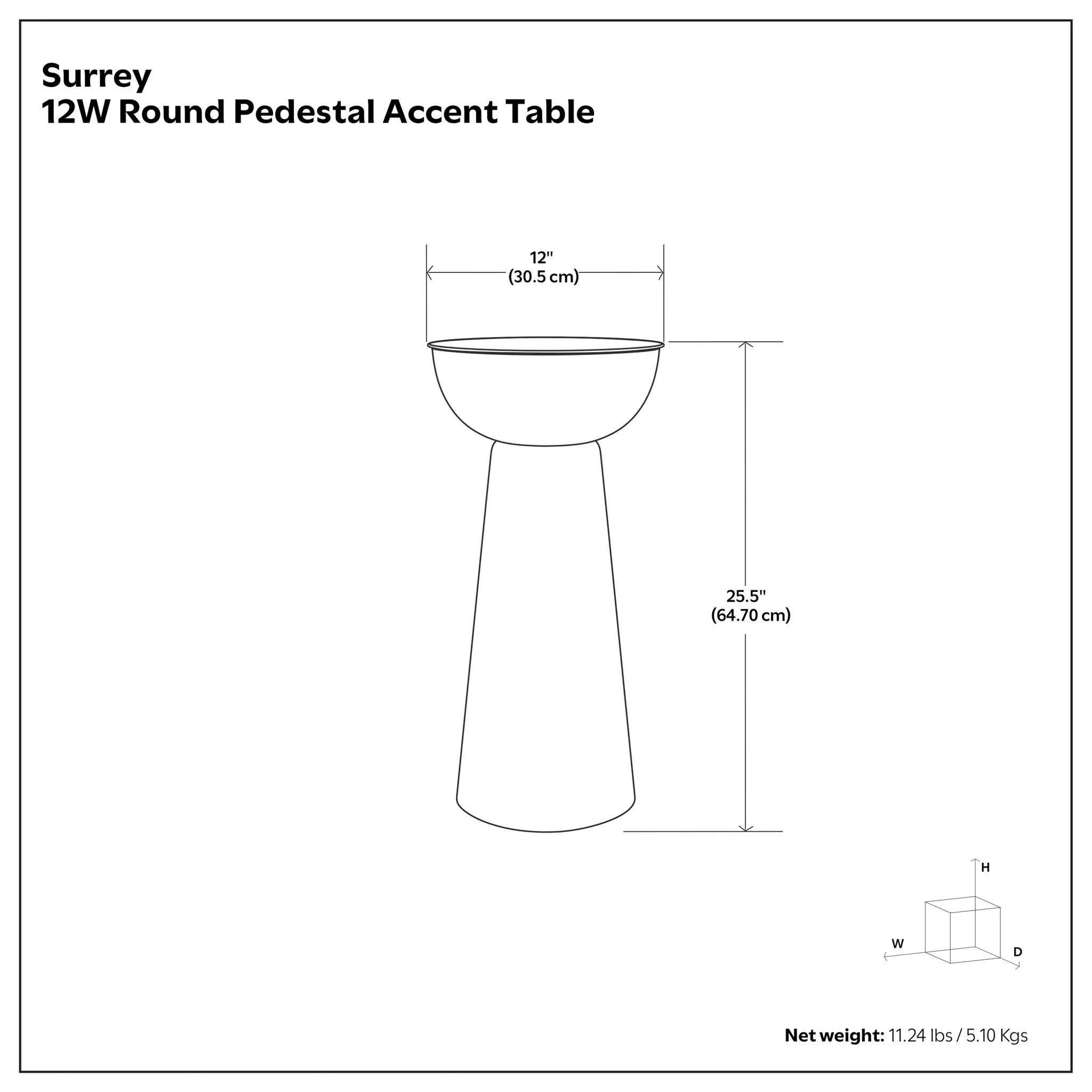 Surrey - Side Table - Antique Gold - Image 4