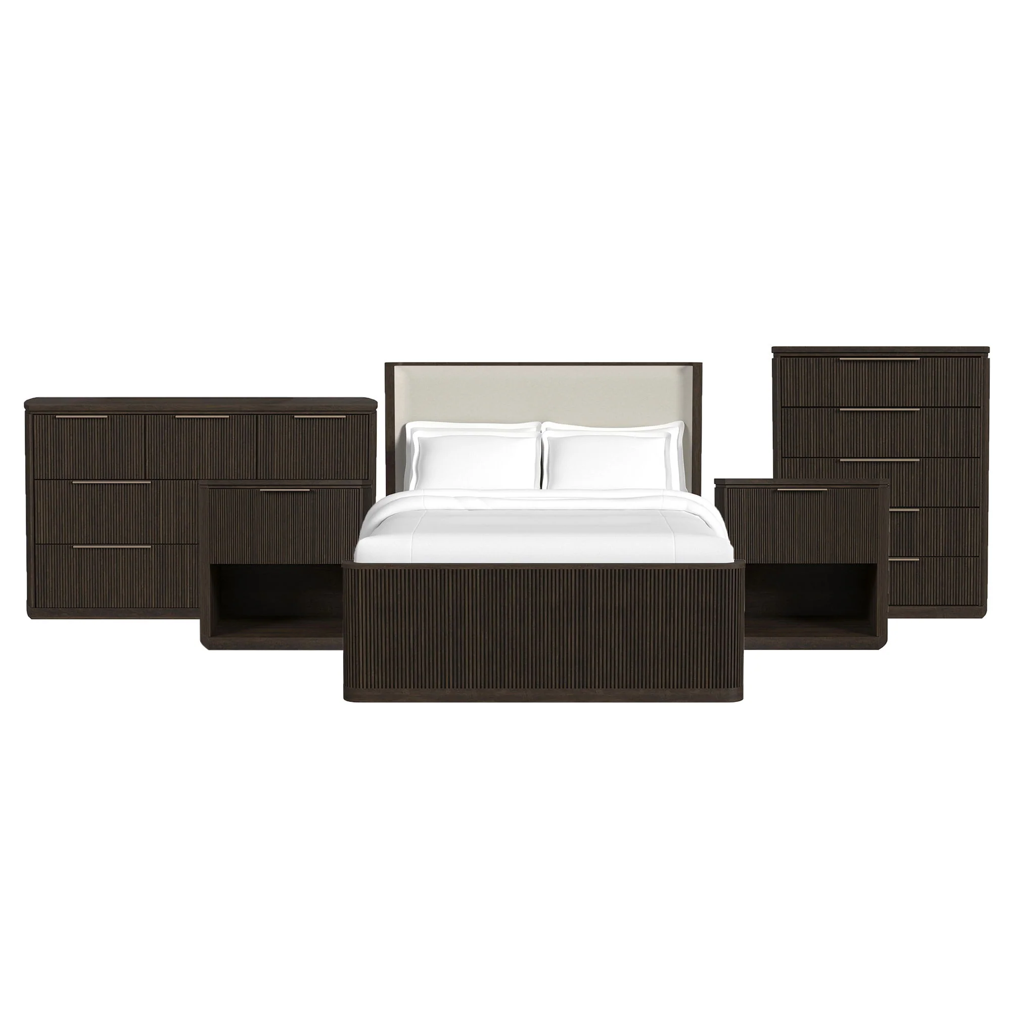 Sylvie - Bedroom Set With Upholstered Bed - Image 5