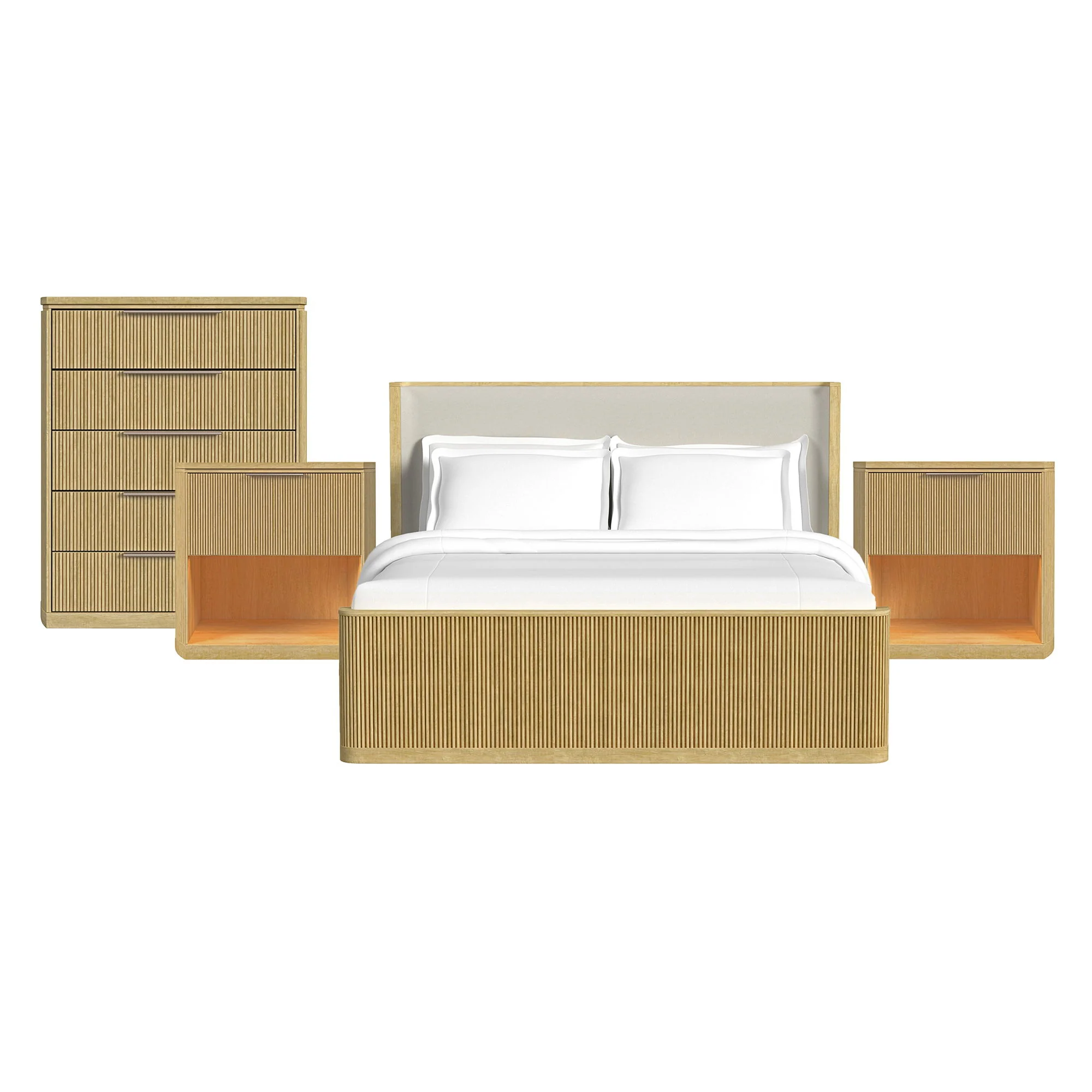 Sylvie - Bedroom Set With Upholstered Bed - Image 8