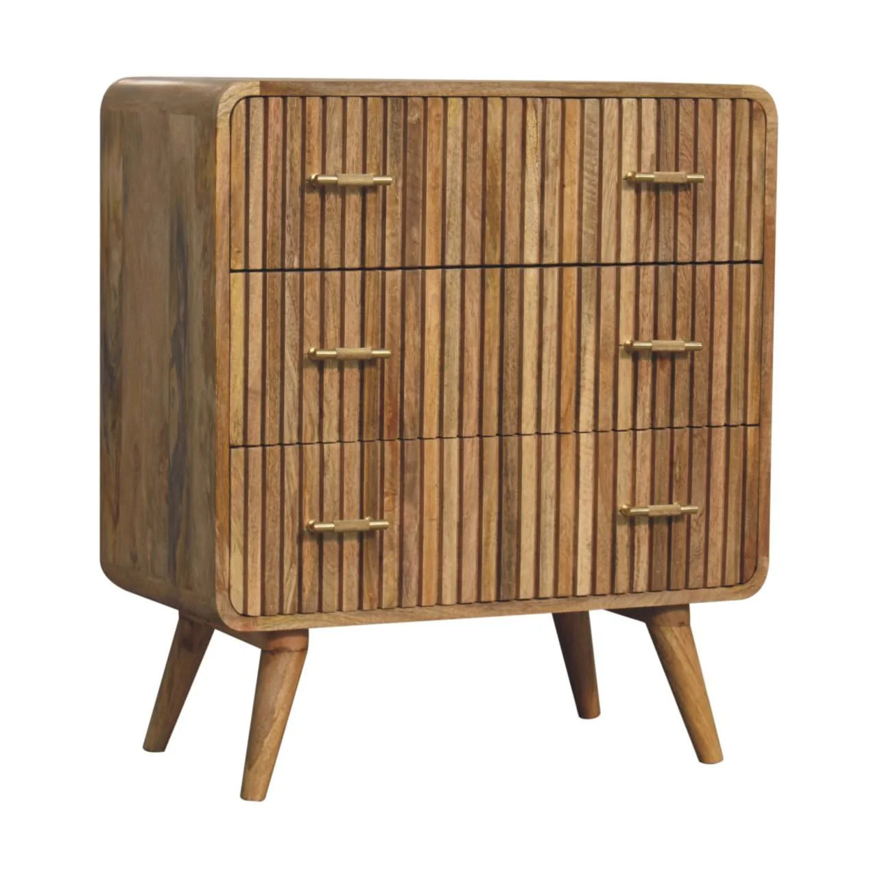 T Bar Ridged Chest - Brown - Image 2