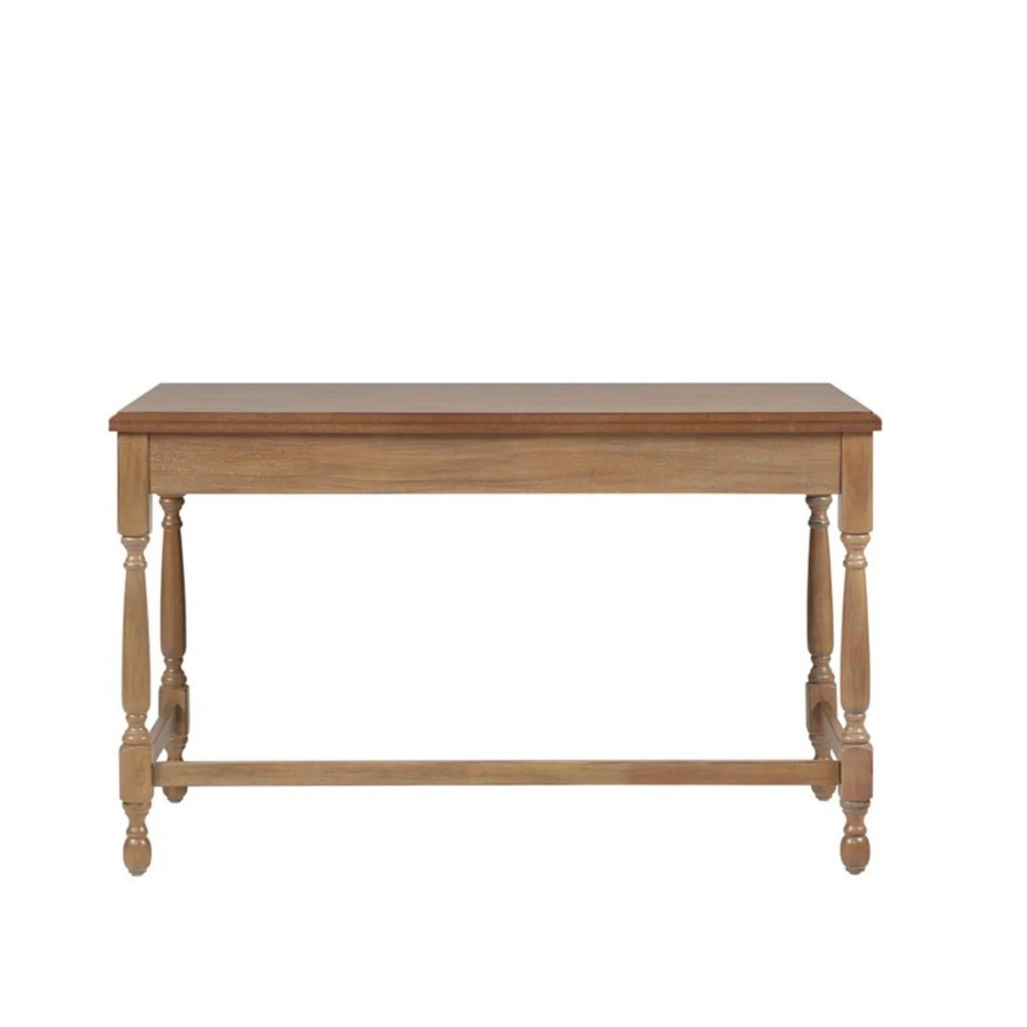 Tabitha - Desk With Drawer And Turned Legs - Natural - Image 2