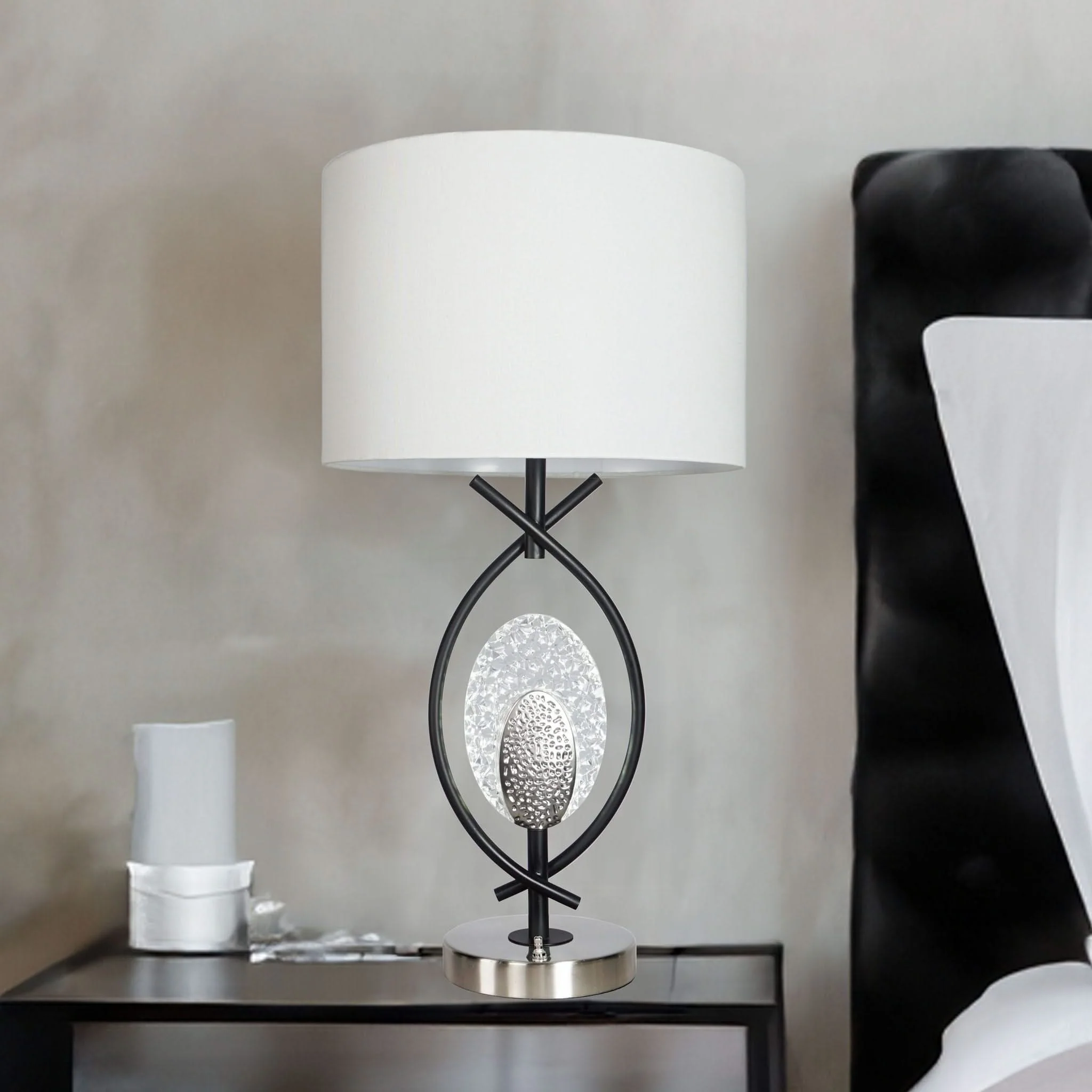 Table Lamp - Black and White - Image 2