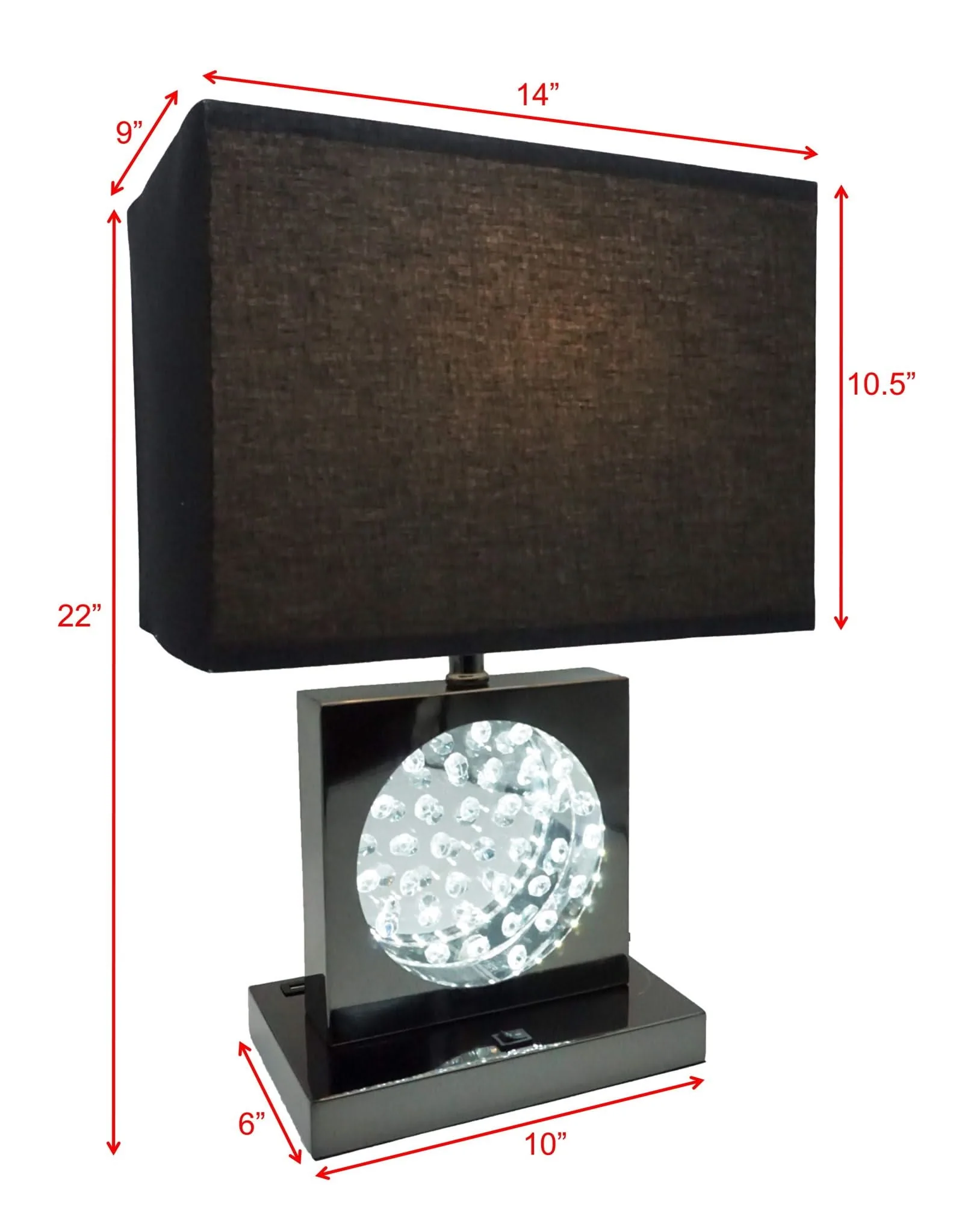 Table Lamp - Black Nickel - Image 2