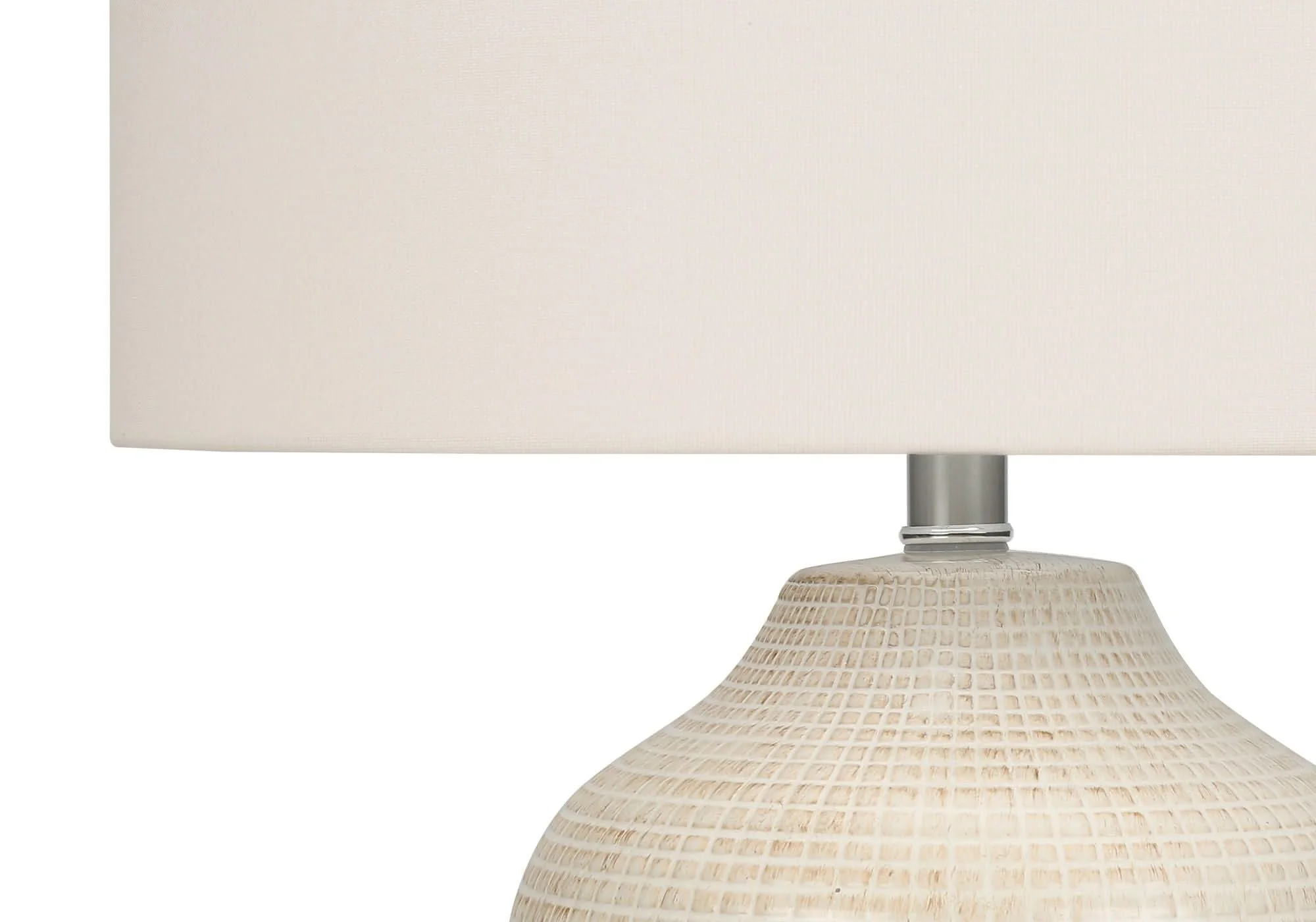 Table Lamp, Lighting, Ceramic, Contemporary - Cream - Image 3