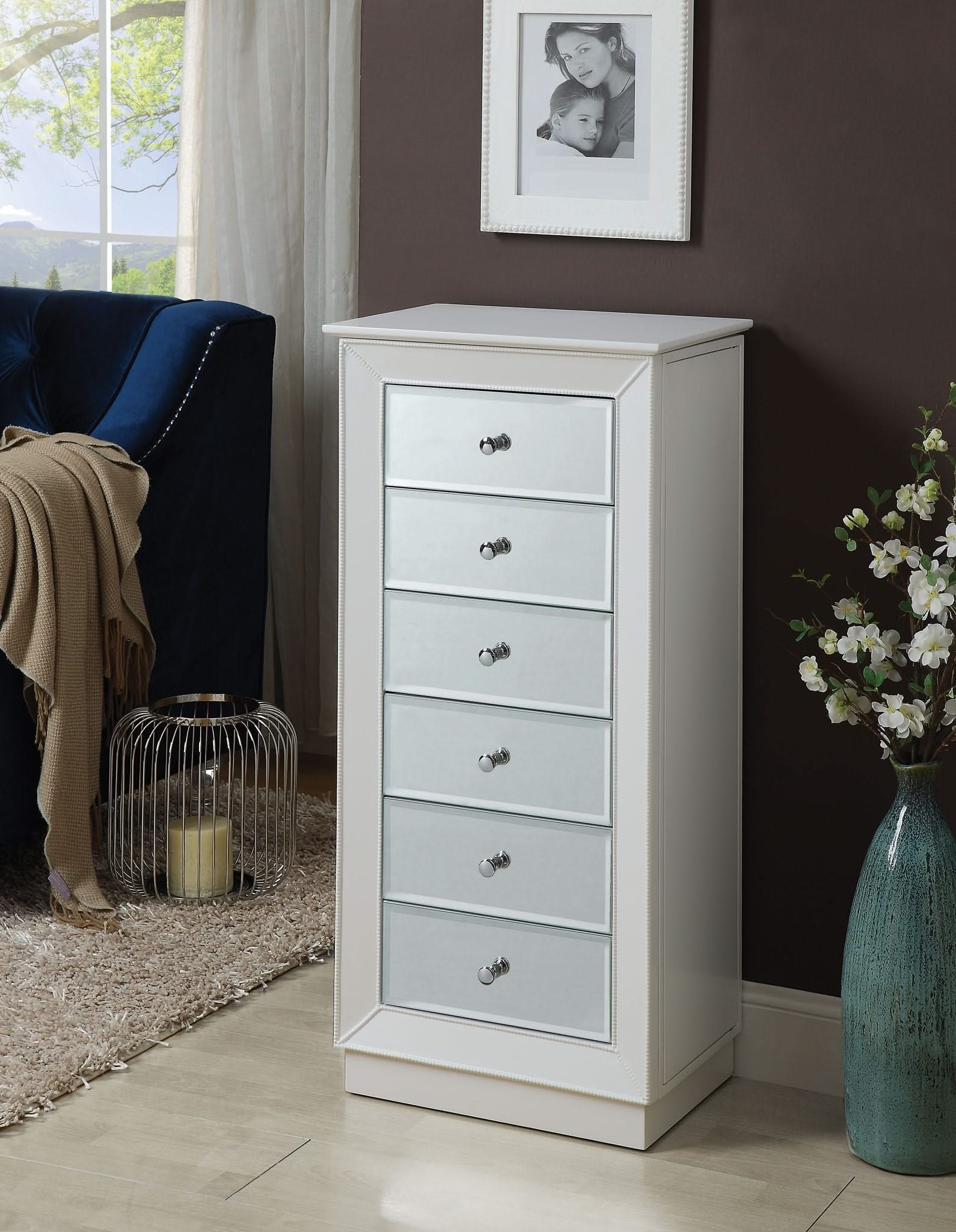 Talor - Jewelry Armoire - White - Image 2