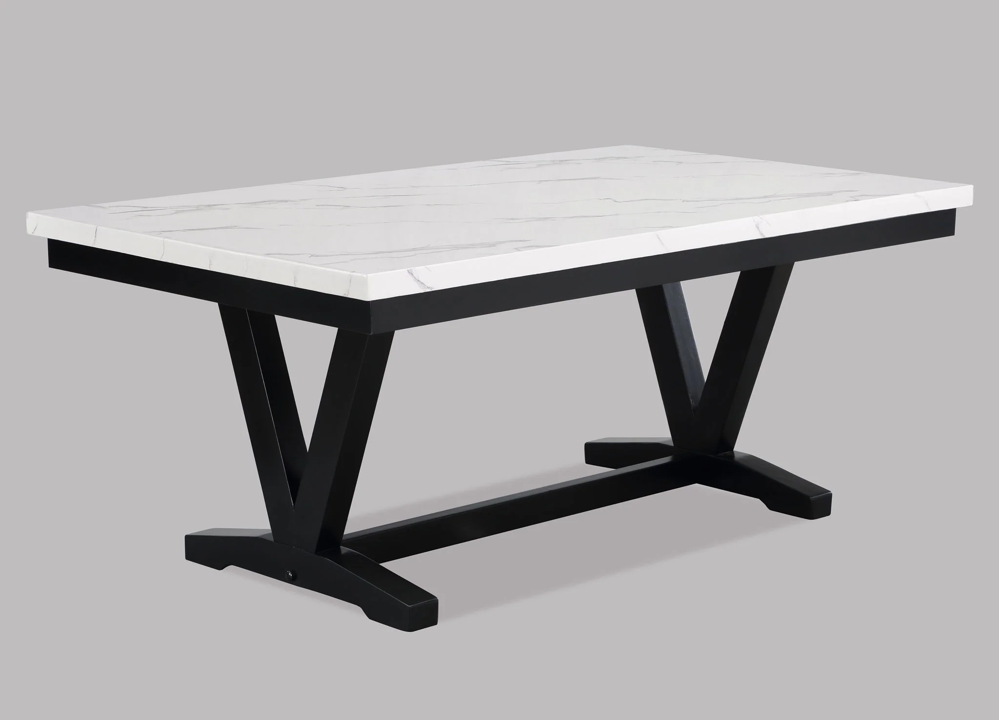 Tanner - 5 Piece Dining Room Set - White / Black - Image 3