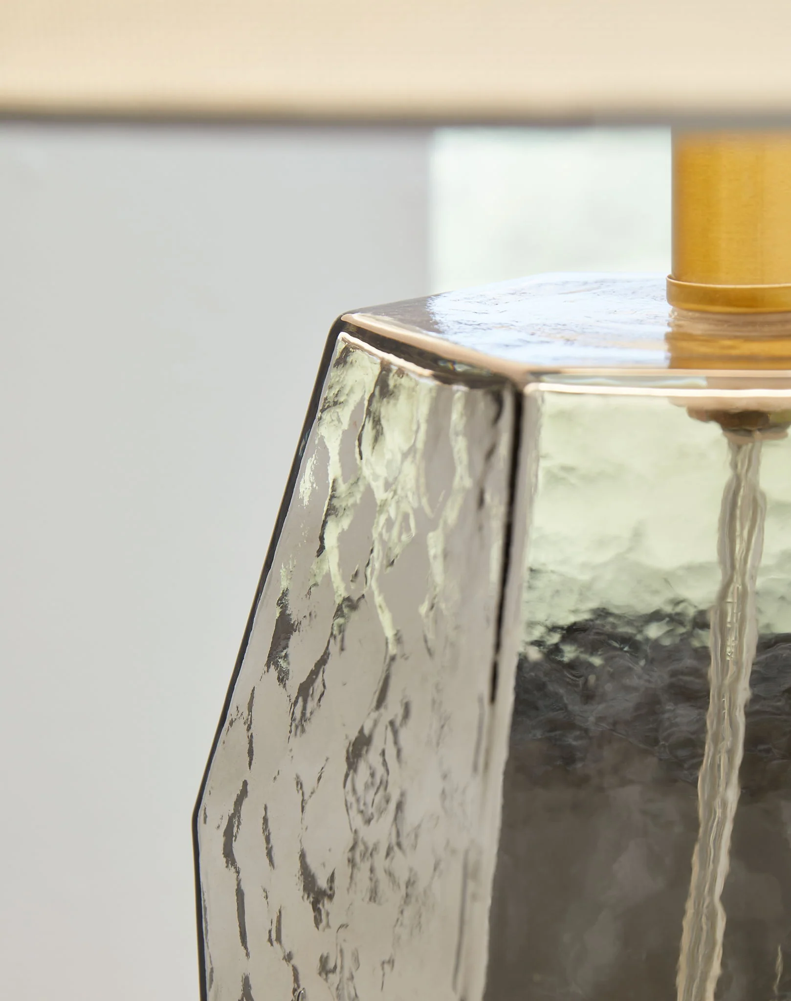 Taylow - Glass Table Lamp - Gray - Image 2