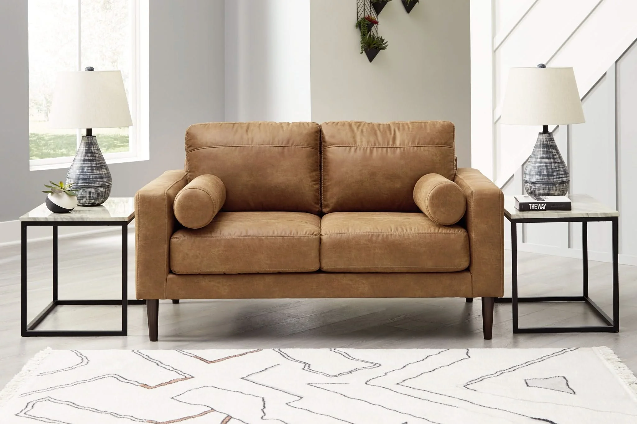 Telora - Loveseat - Caramel - Image 3