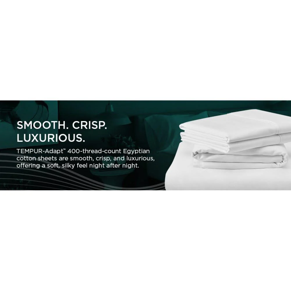 Tempur-Adapt - Tempur-Adapt Luxe Egyptian Cotton Sheets - Graphite - Image 4