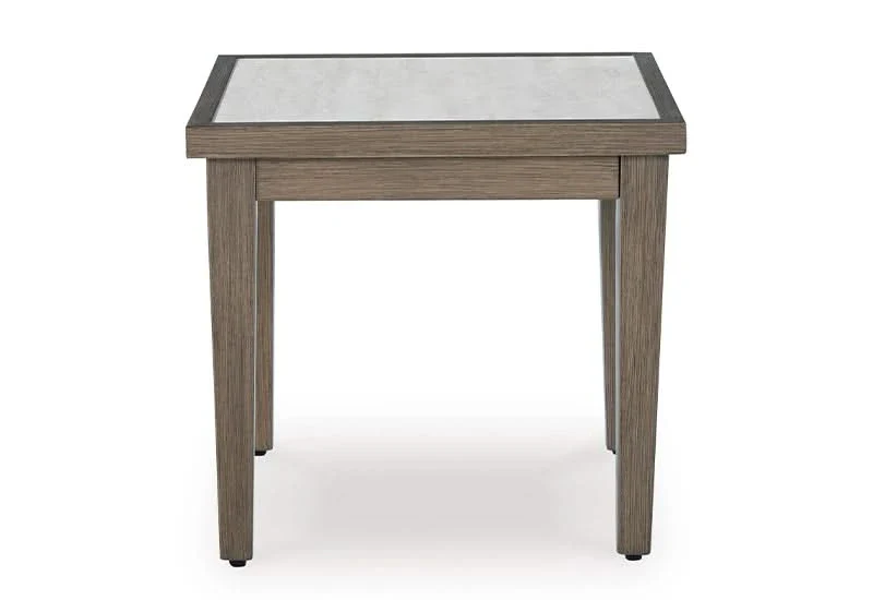 Texas Ranch Outdoor All Weather Aluminum End Table - Image 2