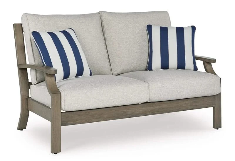 Texas Ranch Outdoor All Weather Sofa and Loveseat with Cushions and Throw Pillows - Image 8