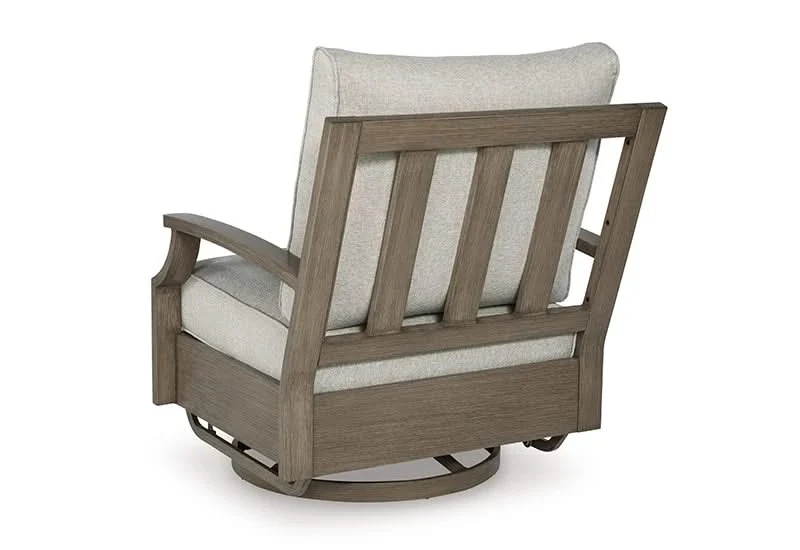 Texas Ranch Outdoor All Weather Swivel Glider Chair with Cushion - Image 6