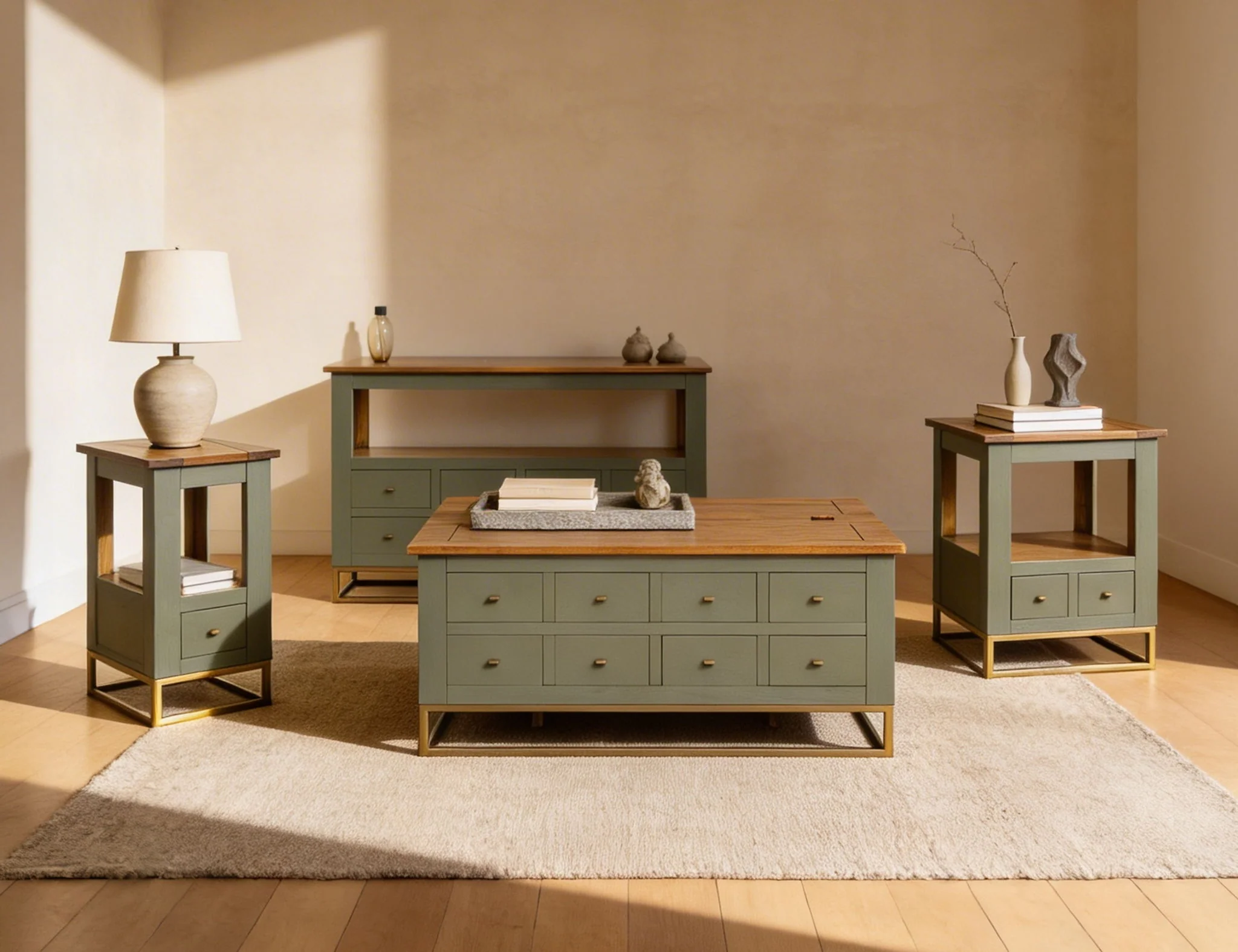 Timber - Cocktail Table - Forest Green - Image 2