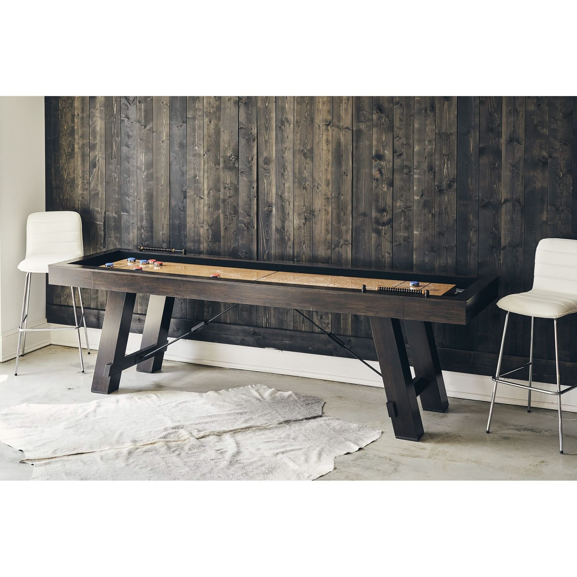 Titus - 108" Shuffleboard Table - Brown - Image 3