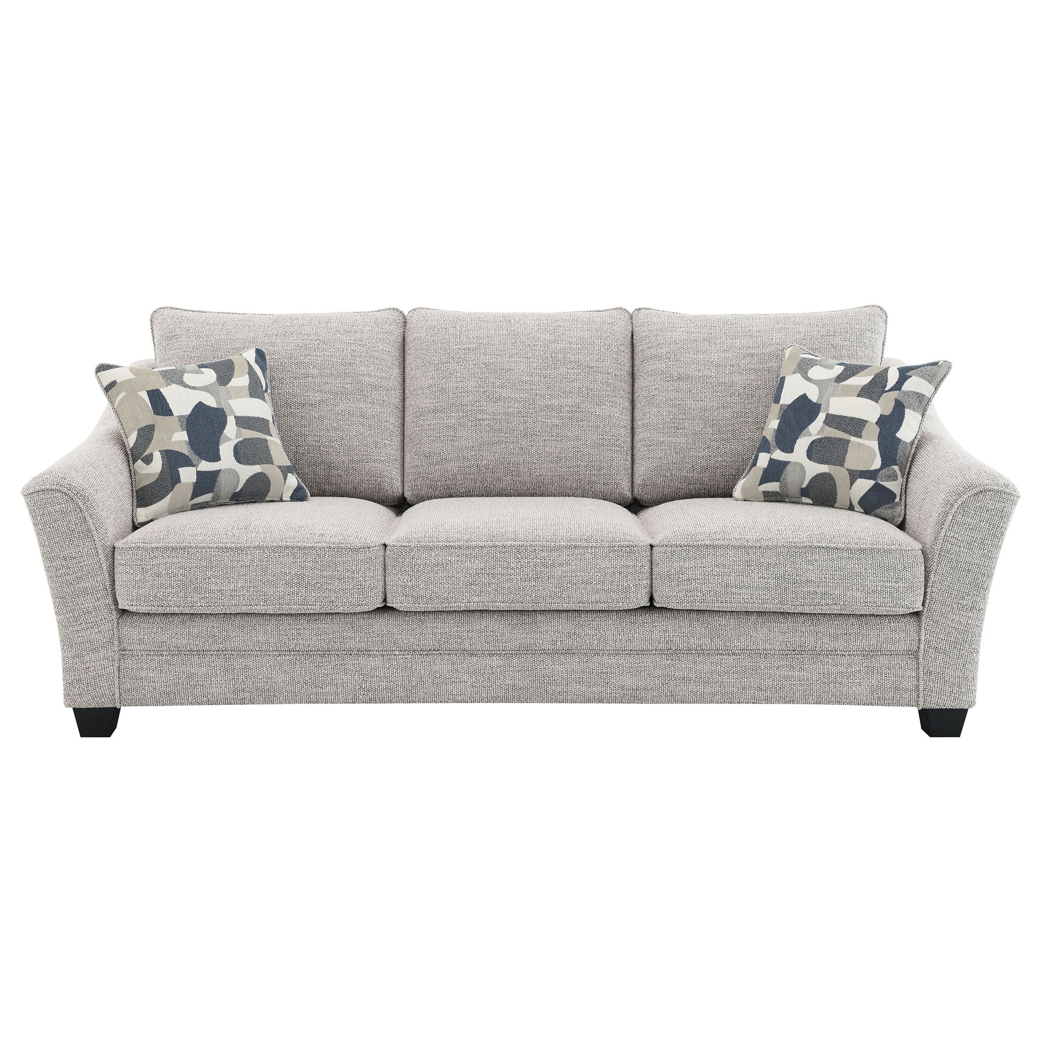 Tomkins Boucle Upholstered Sofa Light Grey - Image 2