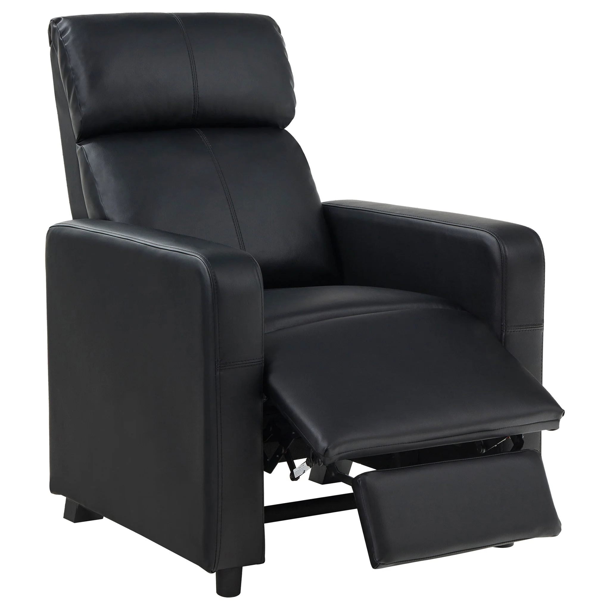 Toohey Upholstered Home Theater Push Back Recliner Black - Image 2