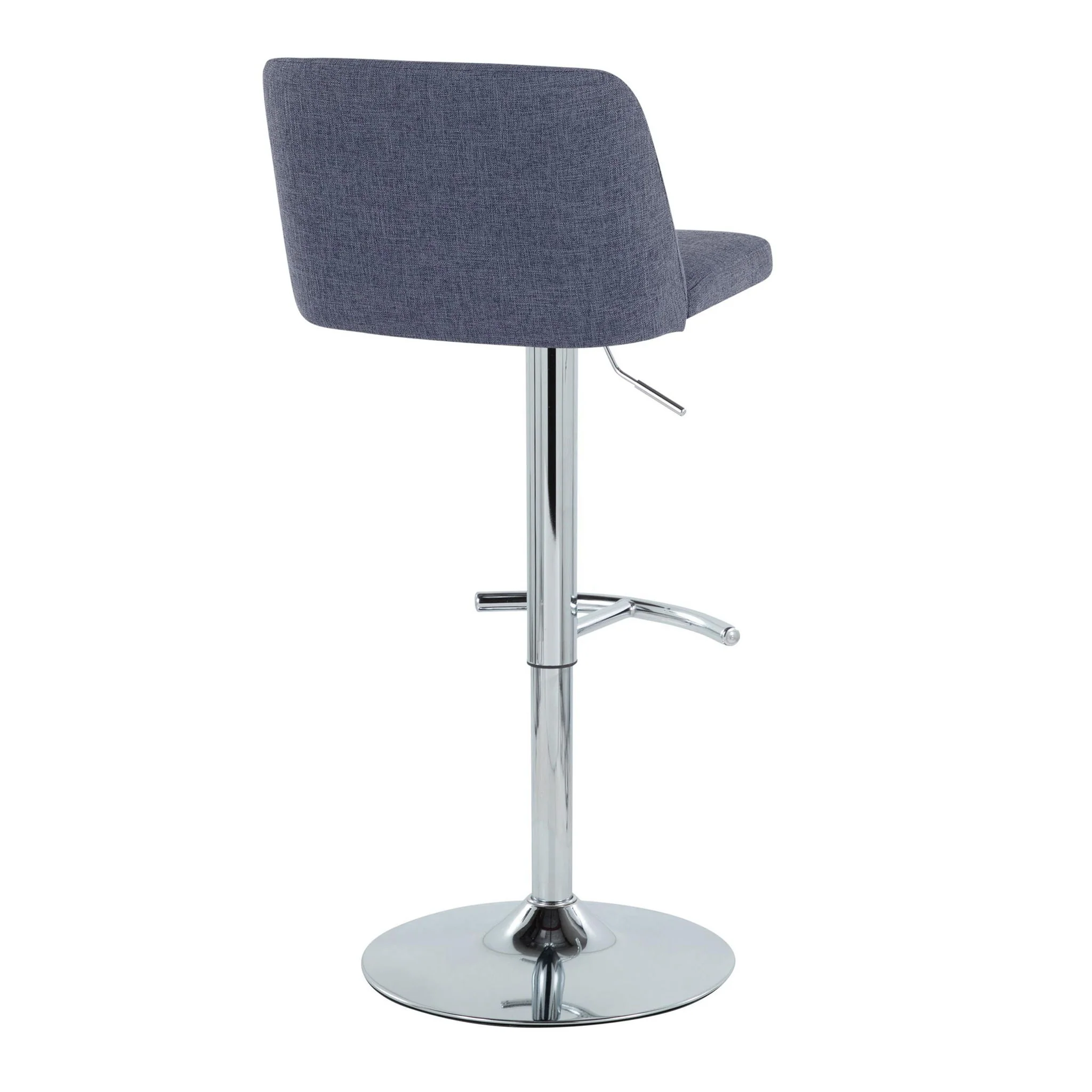Toriano - Contemporary Adjustable Barstool With Swivel & Rounded T Footrest (Set of 2) - Image 20