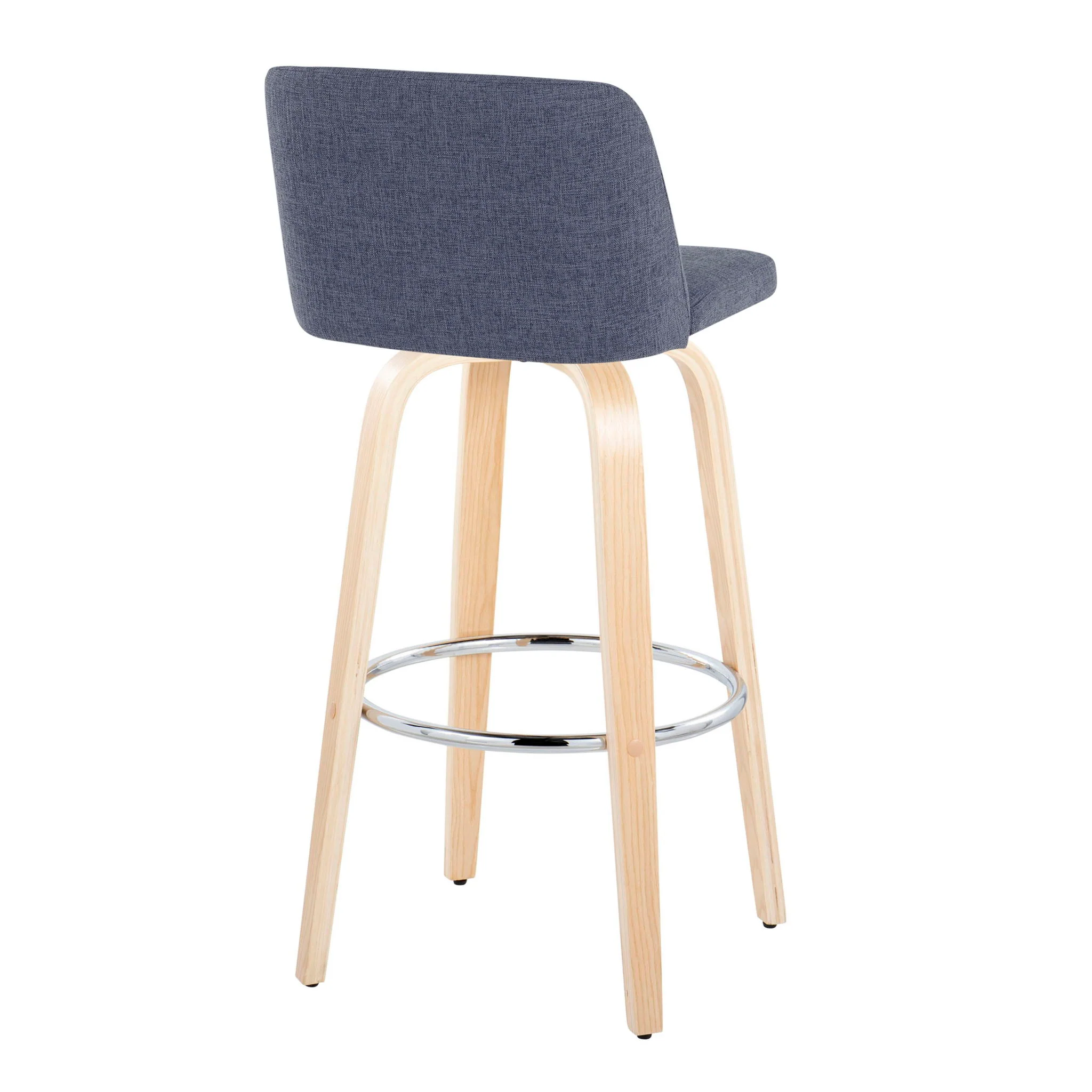 Toriano - Contemporary Fixed Height Barstool & Swivel With Round Footrest (Set of 2) - Image 20