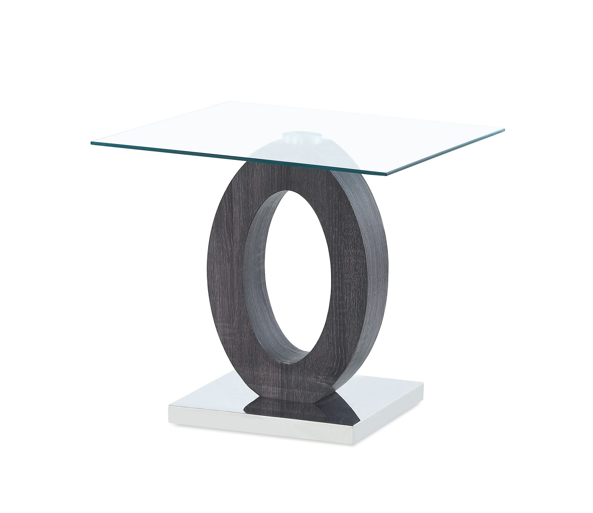 Tracker - End Table - Brown White - Image 4