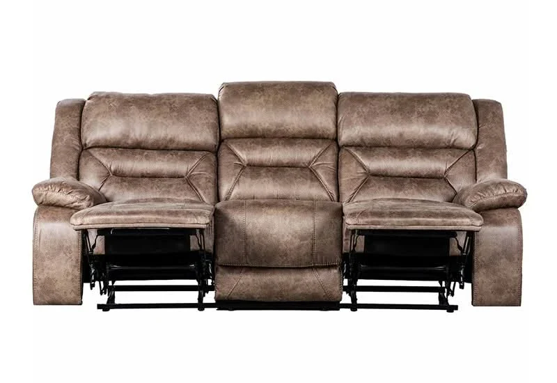 Trailride Mocha Reclining Sofa - Image 3