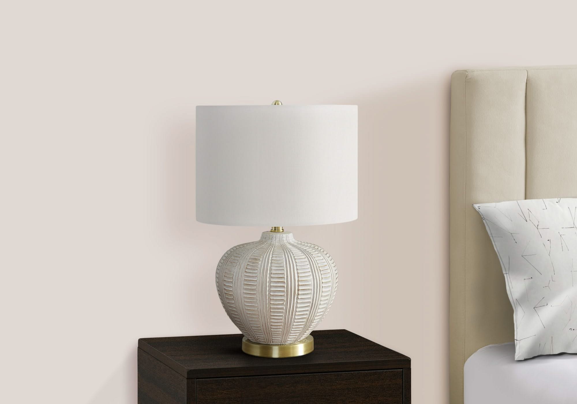 Transitional Lighting, Table Lamp, Resin - Cream - Image 2
