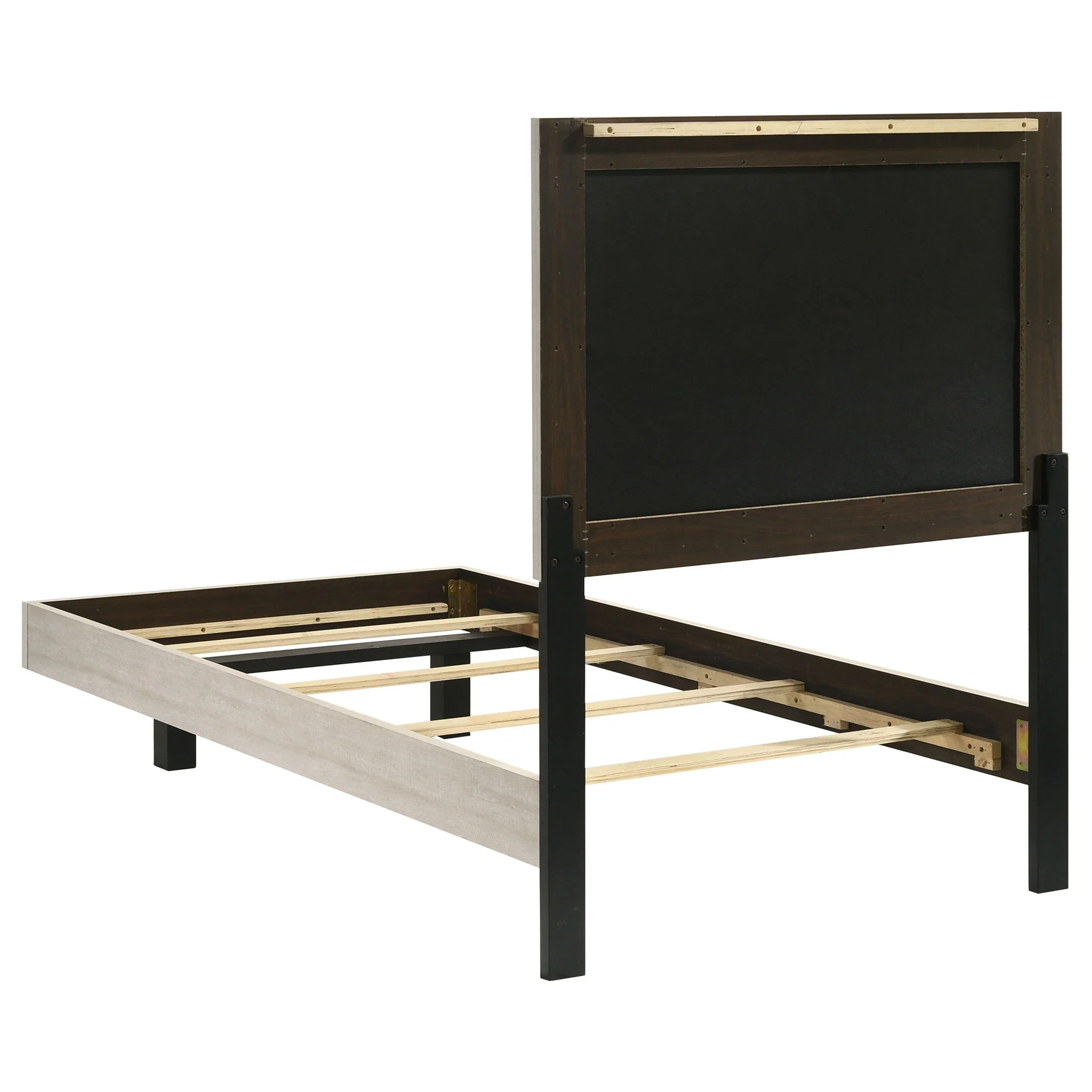 Trenton 4-piece Twin Bedroom Set Rustic Cream - Image 3