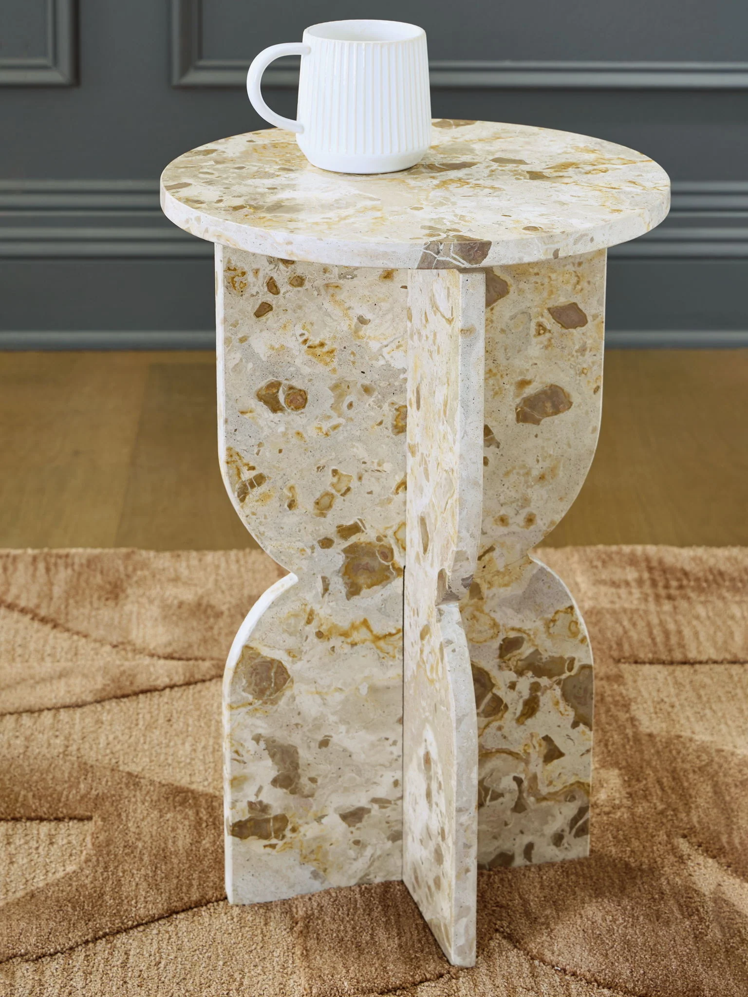 Treygan - Accent Table - Beige - Image 4