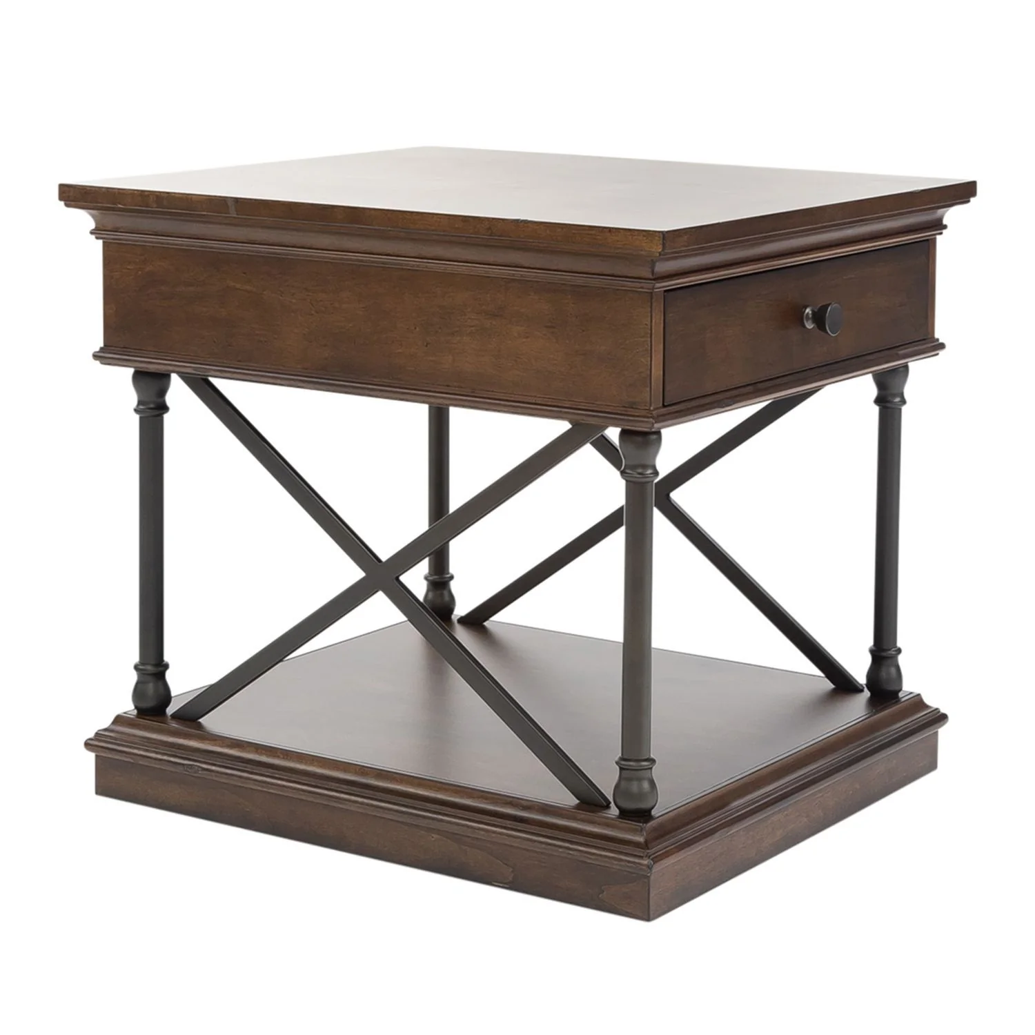 Tribeca - Drawer End Table - Cordovian Brown - Image 4
