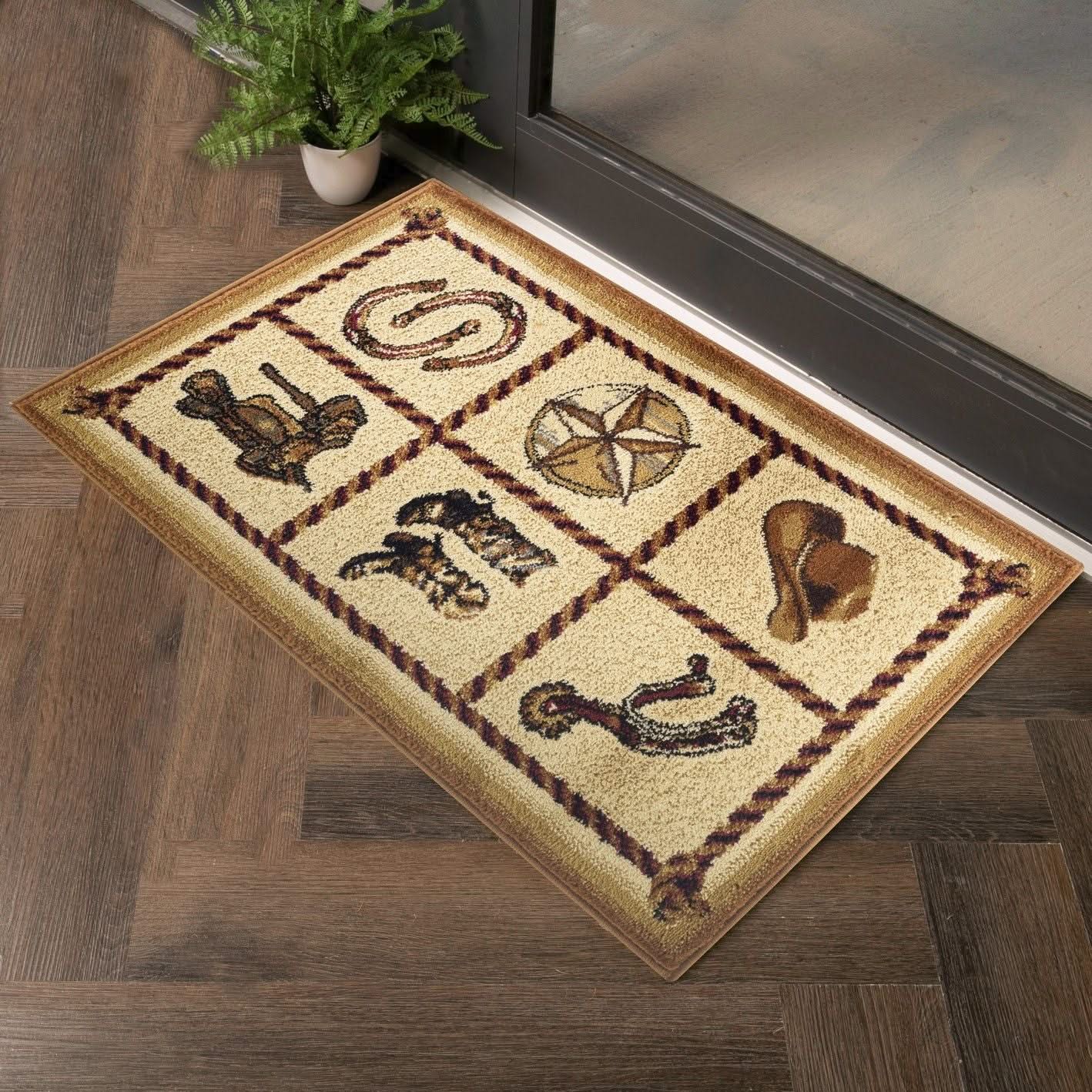 Tribes - 5'3" X 7'3" Southwest Area Rug - Beige - Image 3