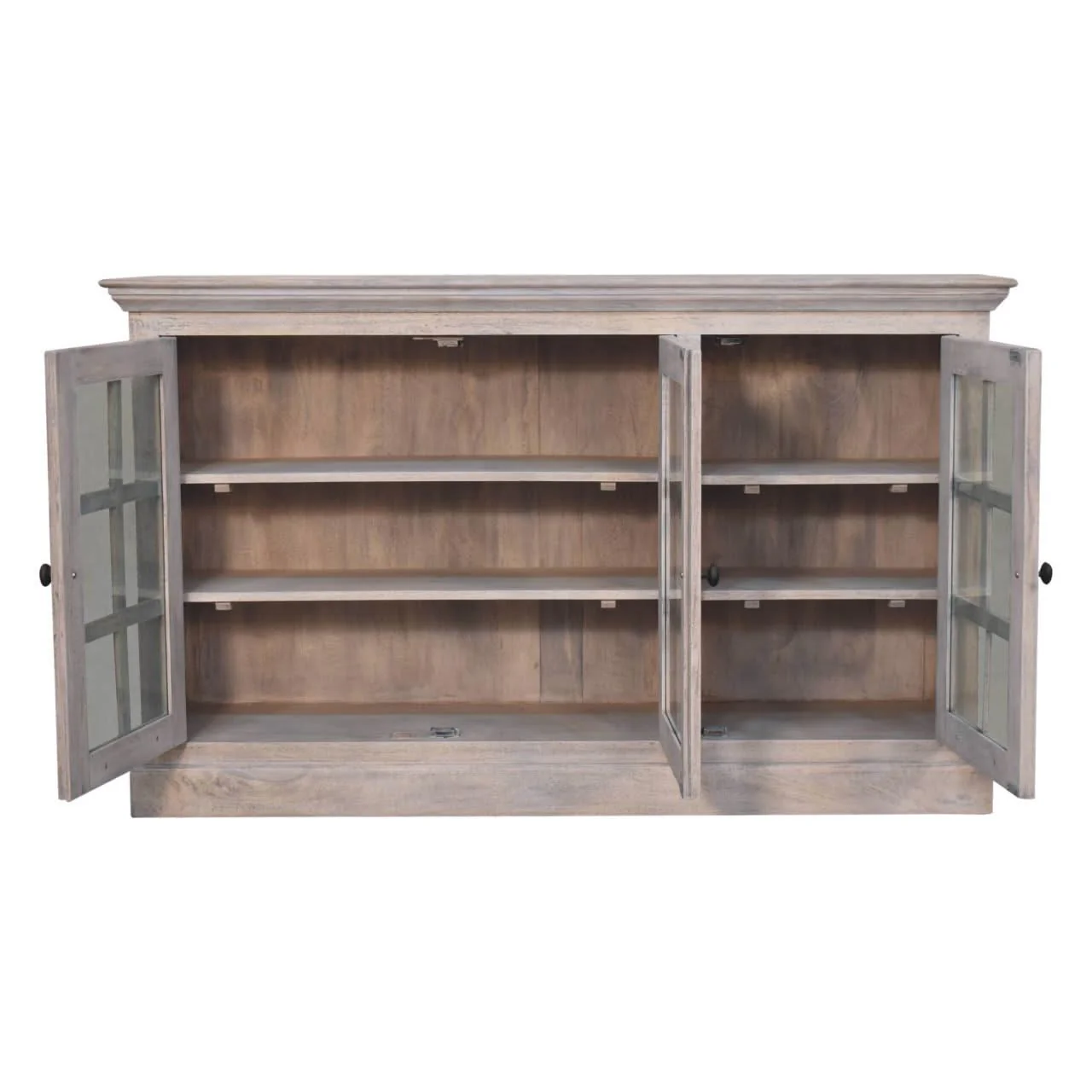 Triple Glazed Cabinet - Gray - Image 4