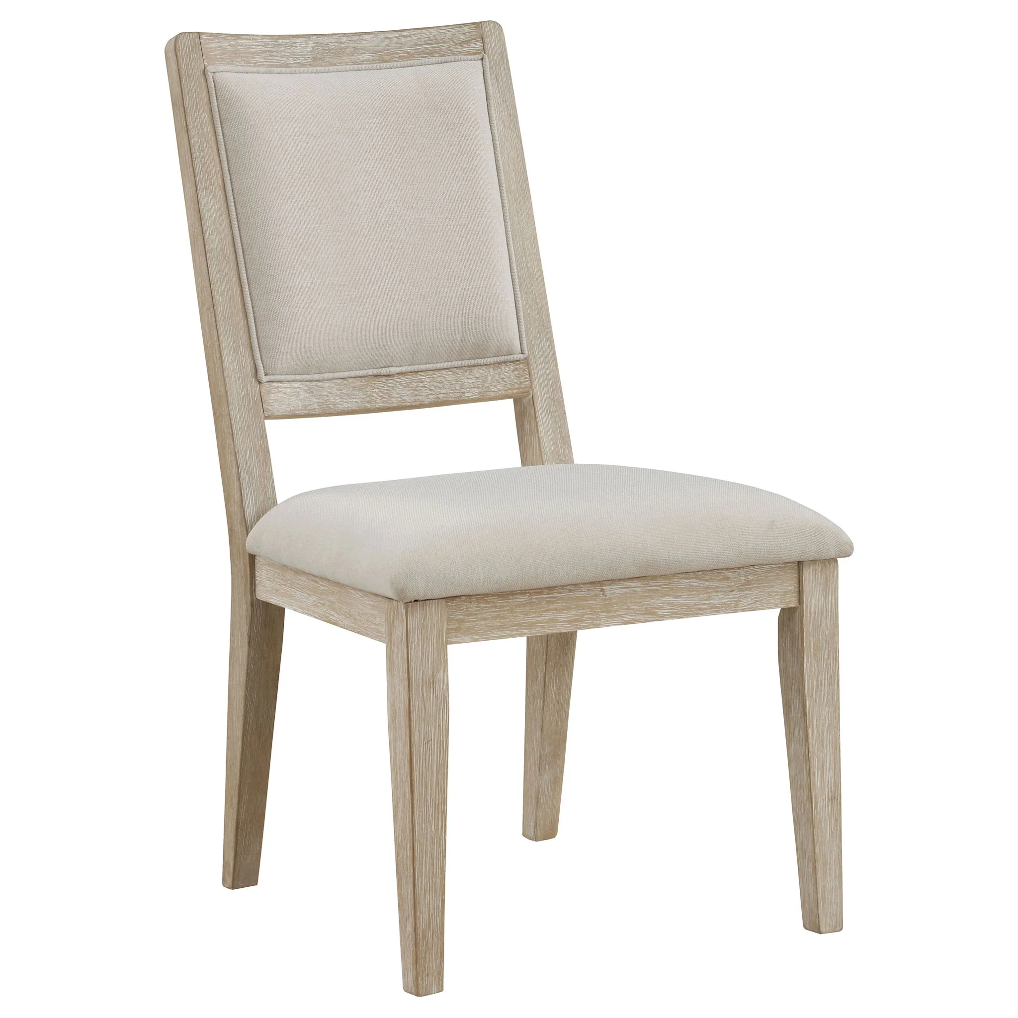 Trofello Cushioned Dining Side Chair White Washed (Set of 2) - Image 4