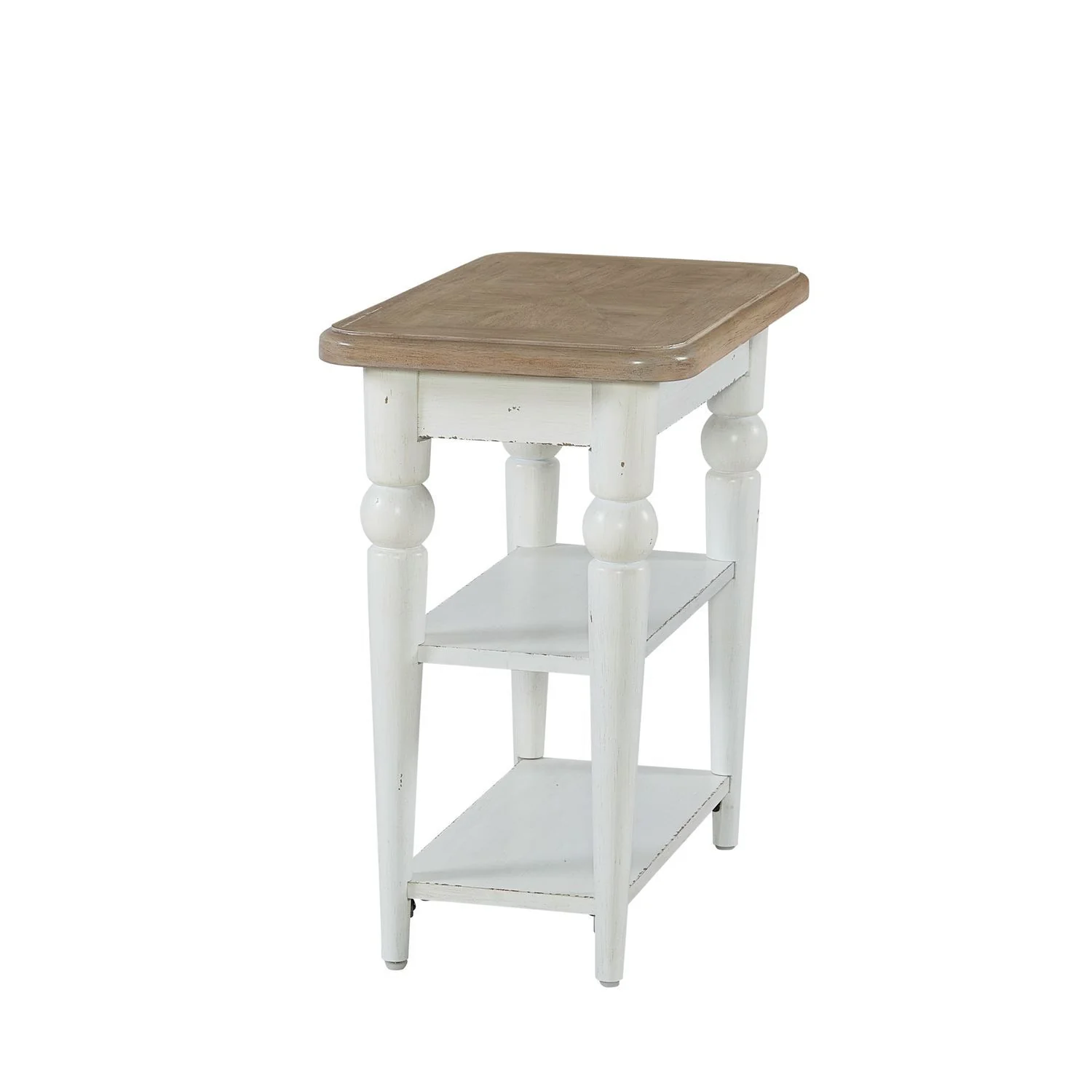 Turnberry Park - Chairside Table - Washed White - Image 4