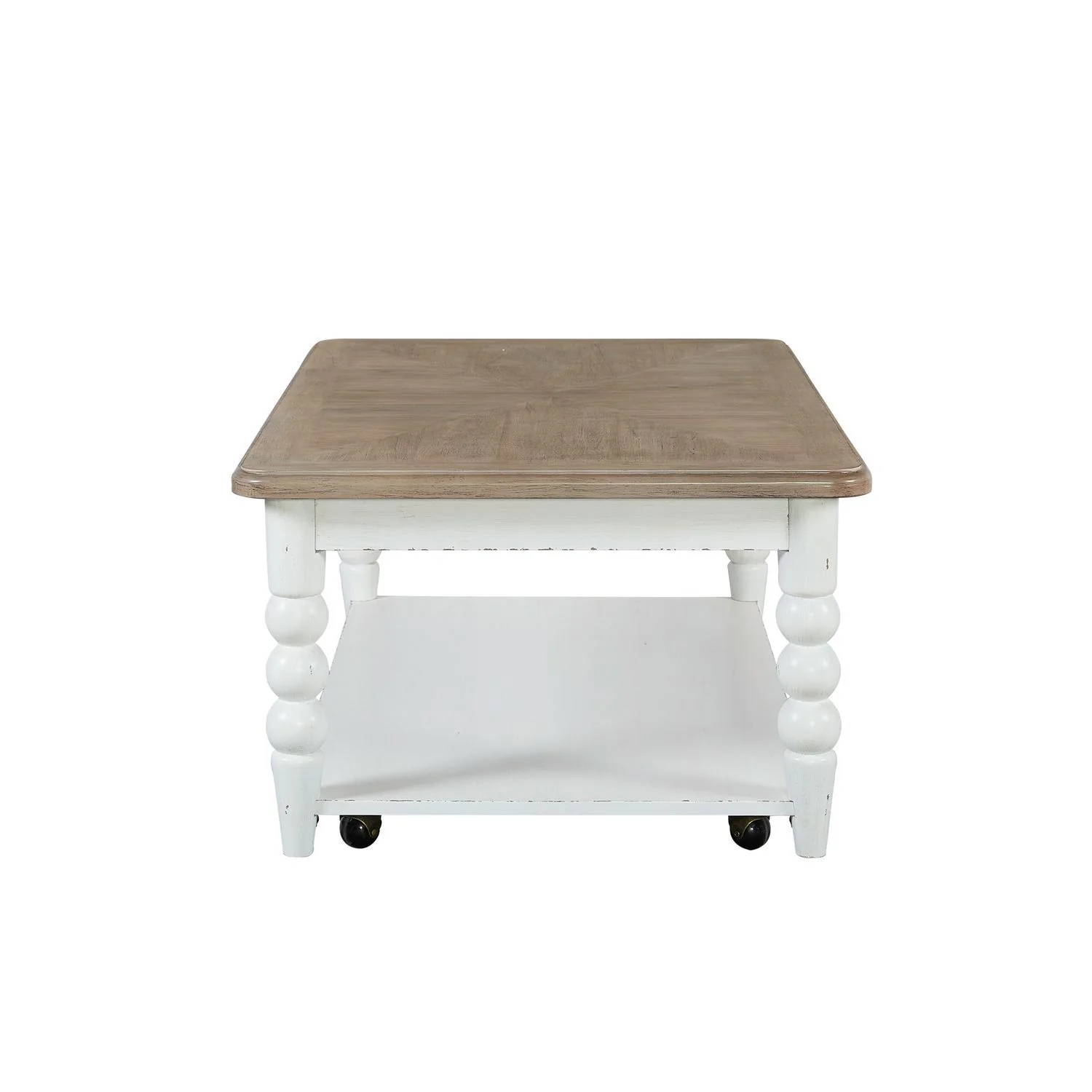 Turnberry Park - Rectangular Cocktail Table - Washed White - Image 2