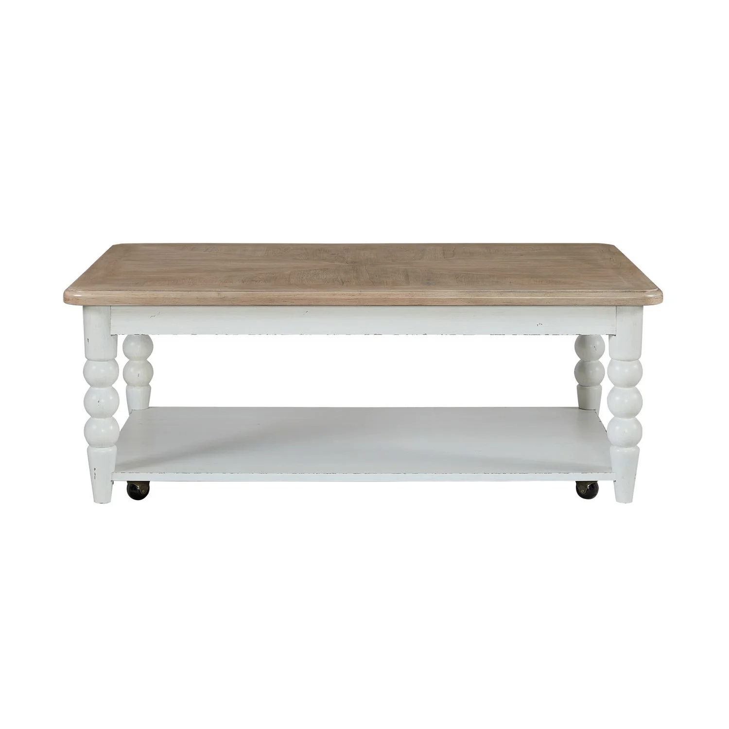 Turnberry Park - Rectangular Cocktail Table - Washed White - Image 4