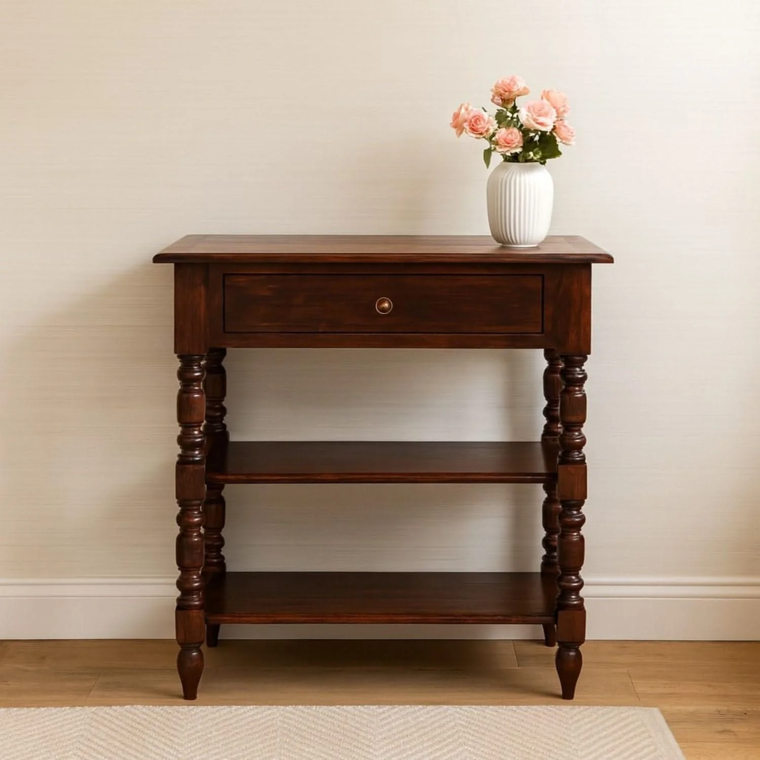 Turned Legs Side Table - Image 6