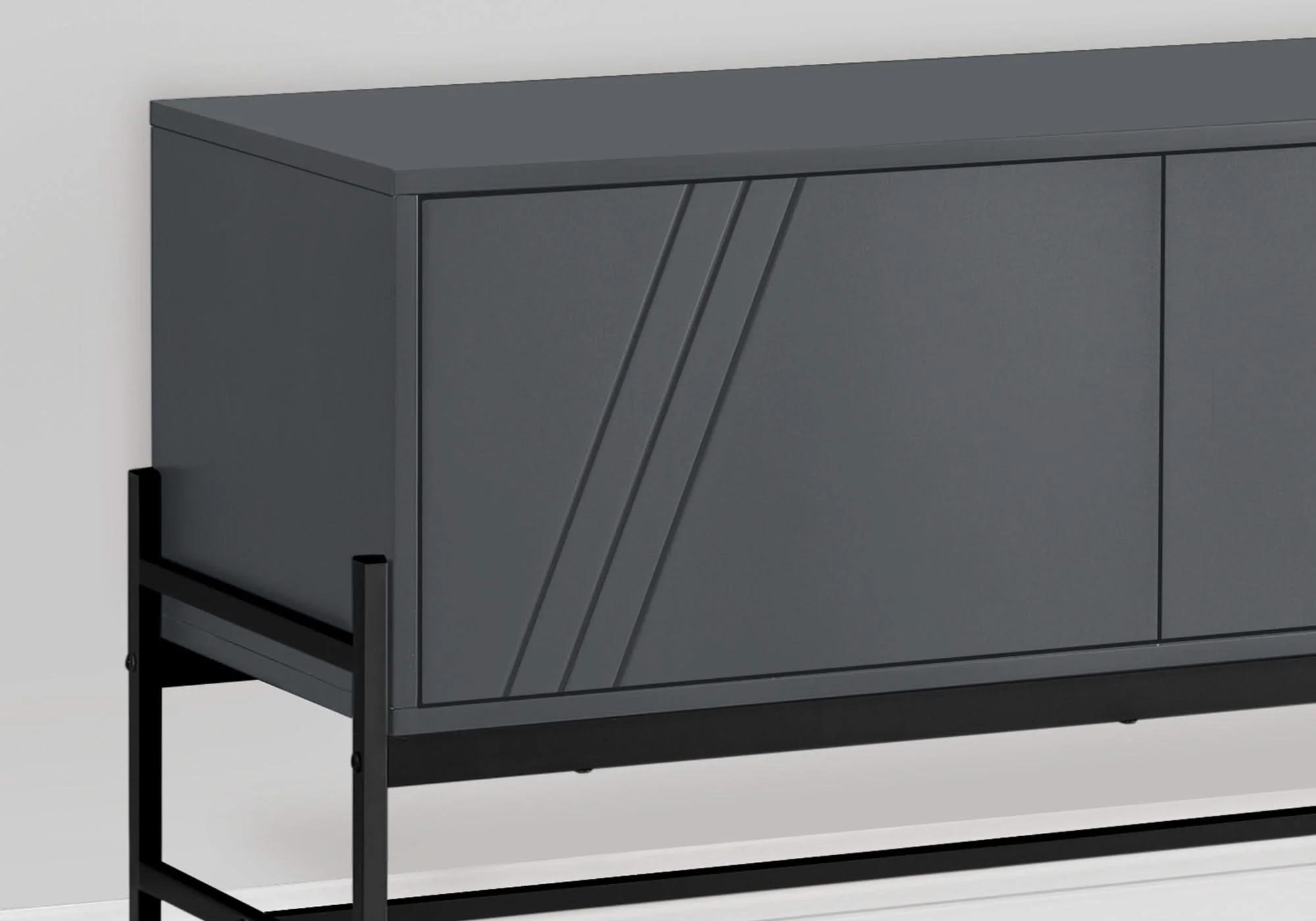 TV Stand, Console, Media Entertainment Center, Storage Cabinet, Contemporary And Modern - Image 3