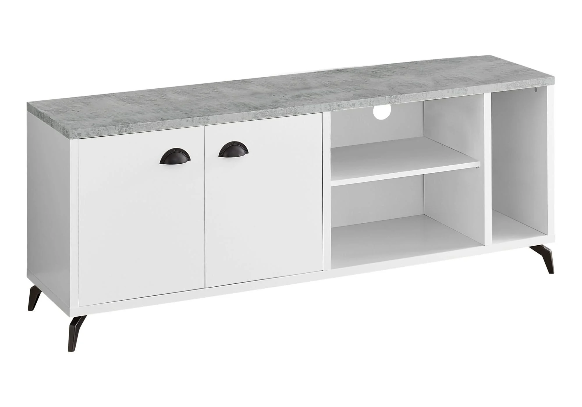 TV Stand, Console, Media Entertainment Center, Storage Cabinet, Contemporary & Modern - Image 7