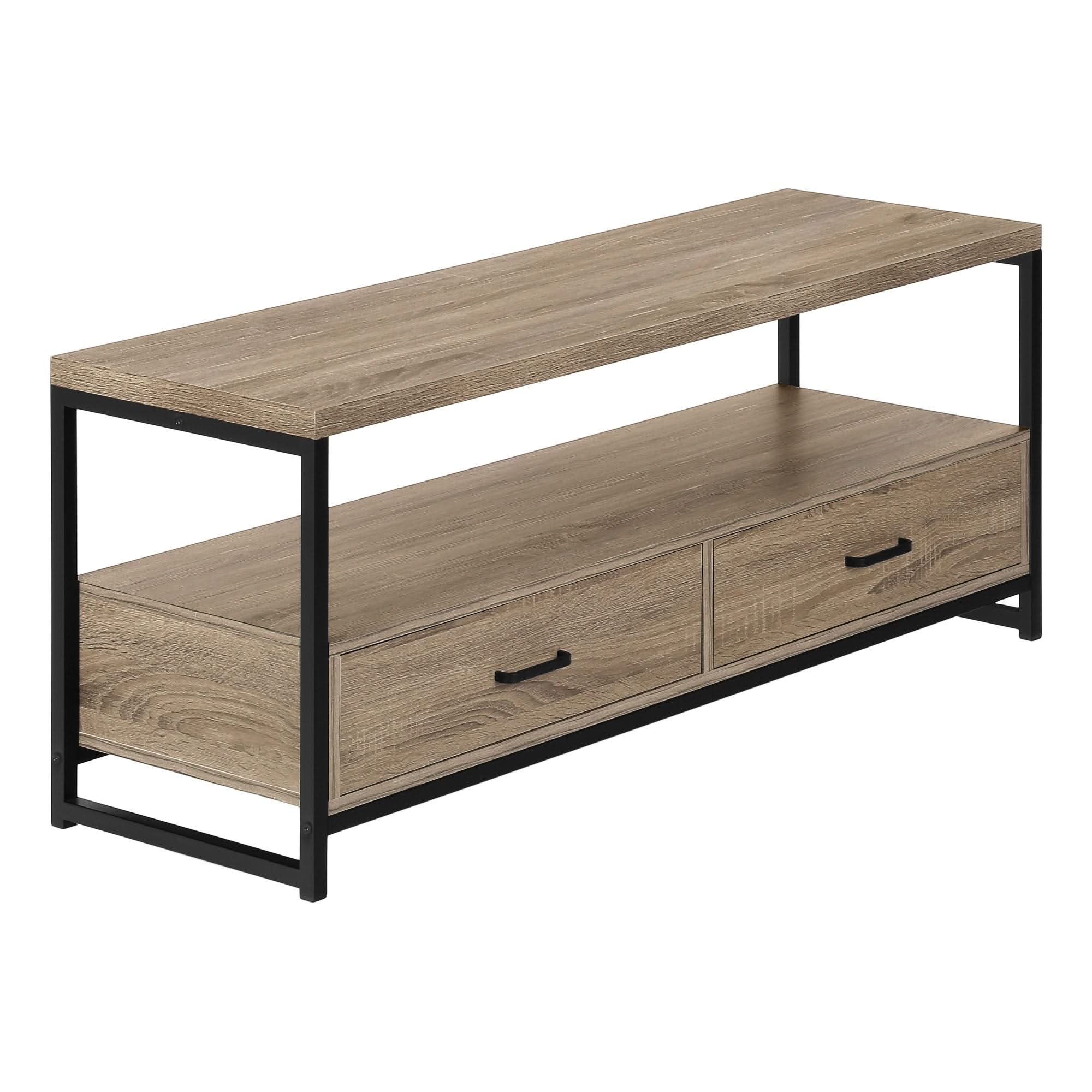 TV Stand, Console, Media Entertainment Center, Storage Drawers, Living Room, Bedroom, Contemporary, Modern - Image 6