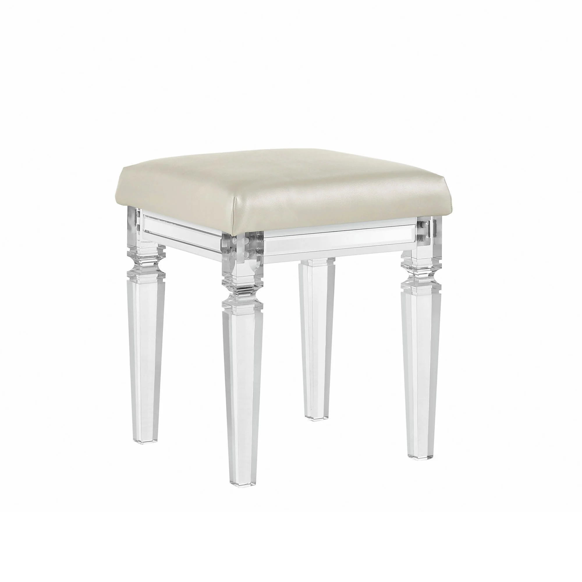 Twenty Nine - Vanity Stool With Acrylic Leg - Image 2