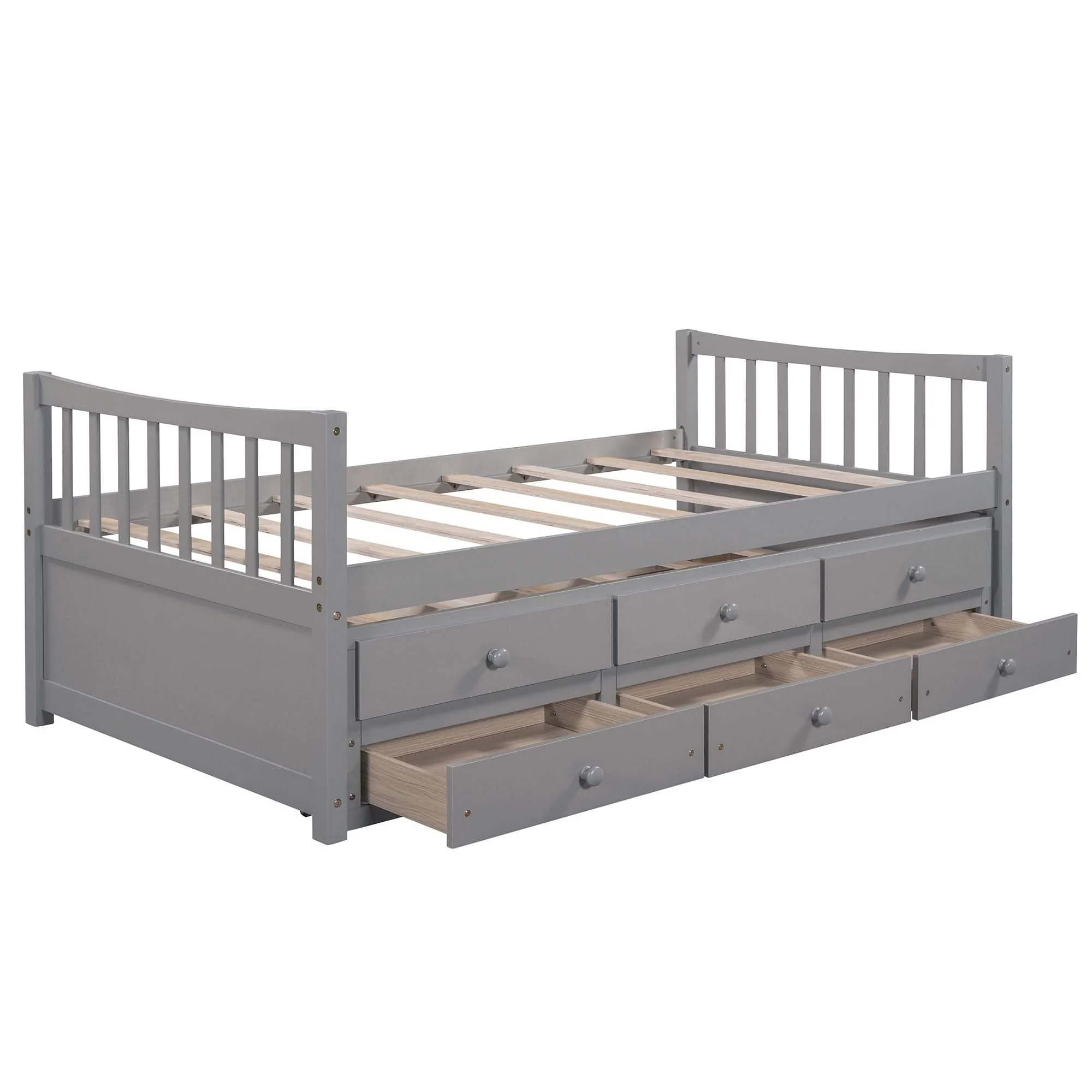 Twin Size Daybed With Trundle And Drawers - Image 3