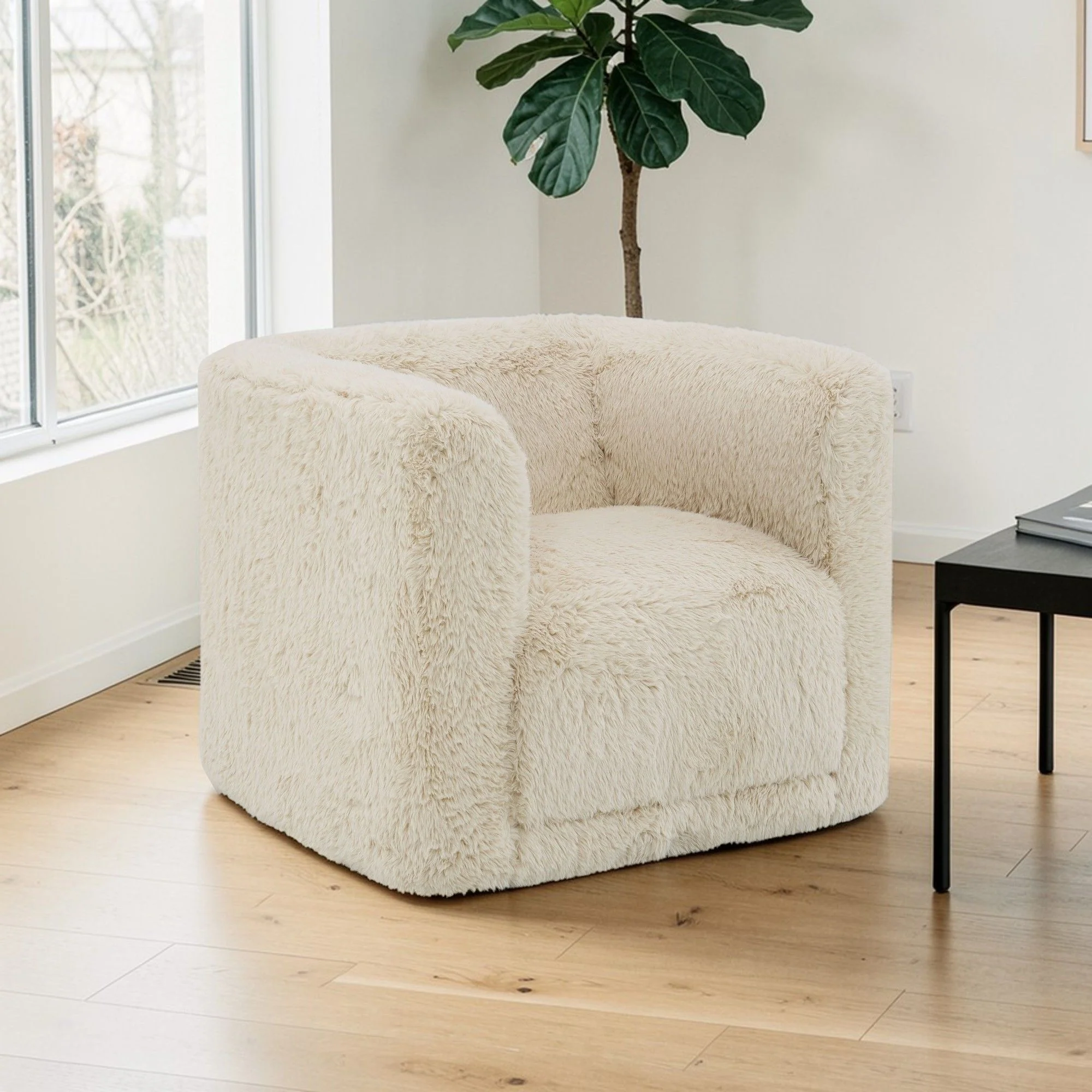 Upendo - Chair With Swivel - Sand - Image 4