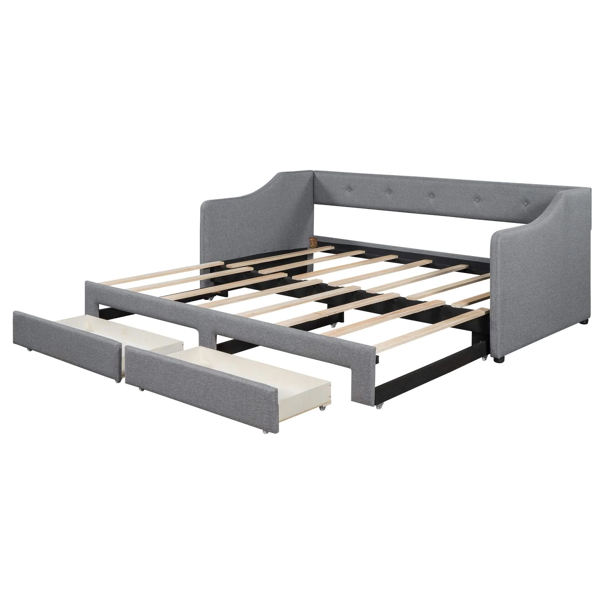 Upholstered Daybed With 2 Drawers - Image 2