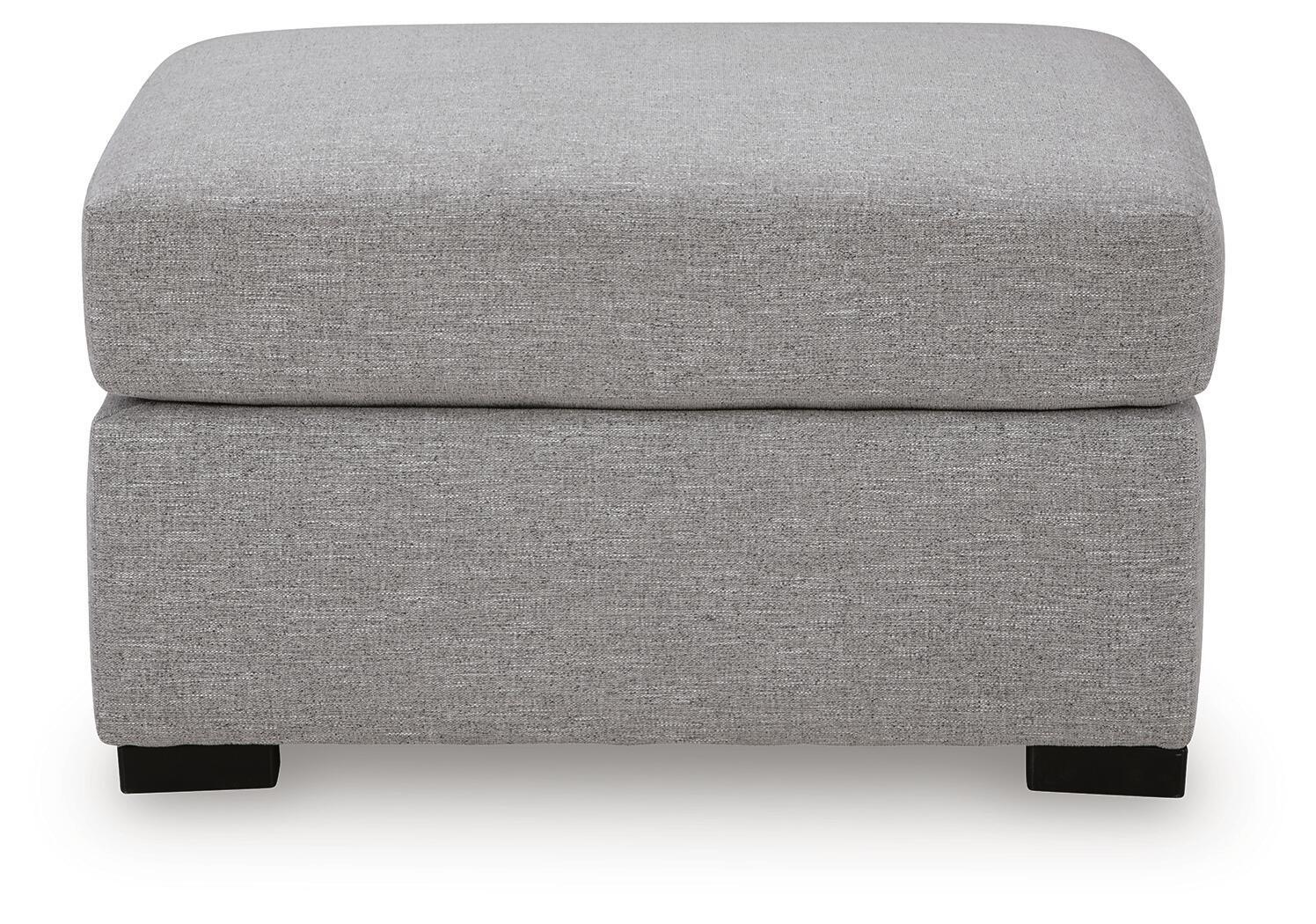 UrbanCrest - Oversized Accent Ottoman - Pewter - Image 2