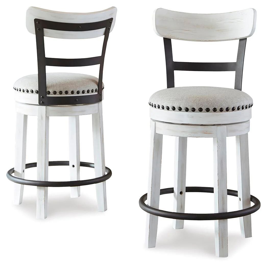 Valebeck - Full Back Swivel Stool - Image 3