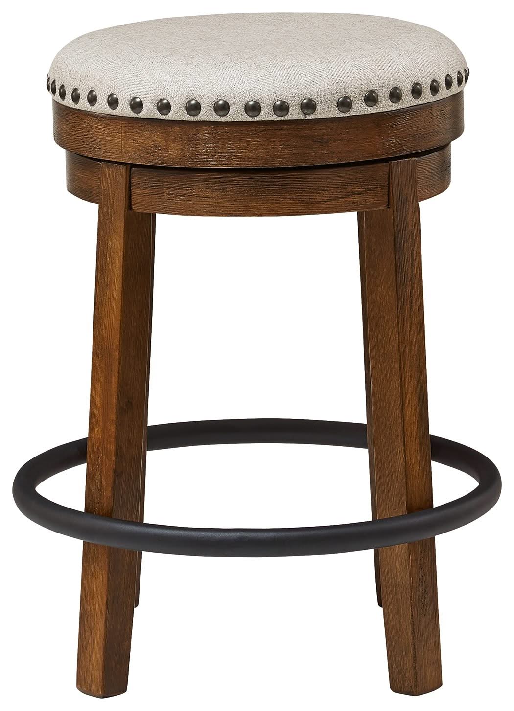 Valebeck - Upholstered Swivel Stool - Image 8