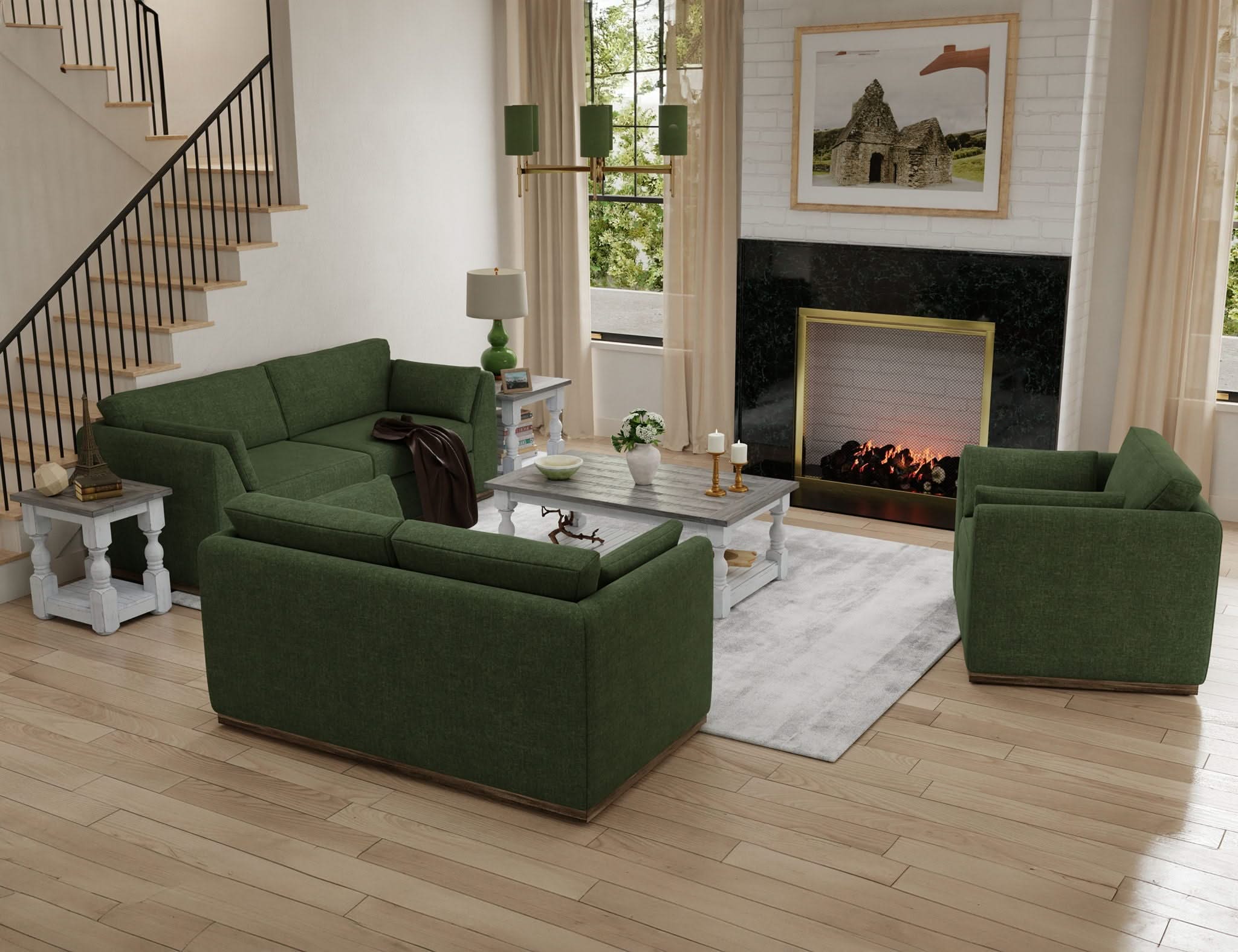 Vallarta - Sofa - Dark Green - Image 4